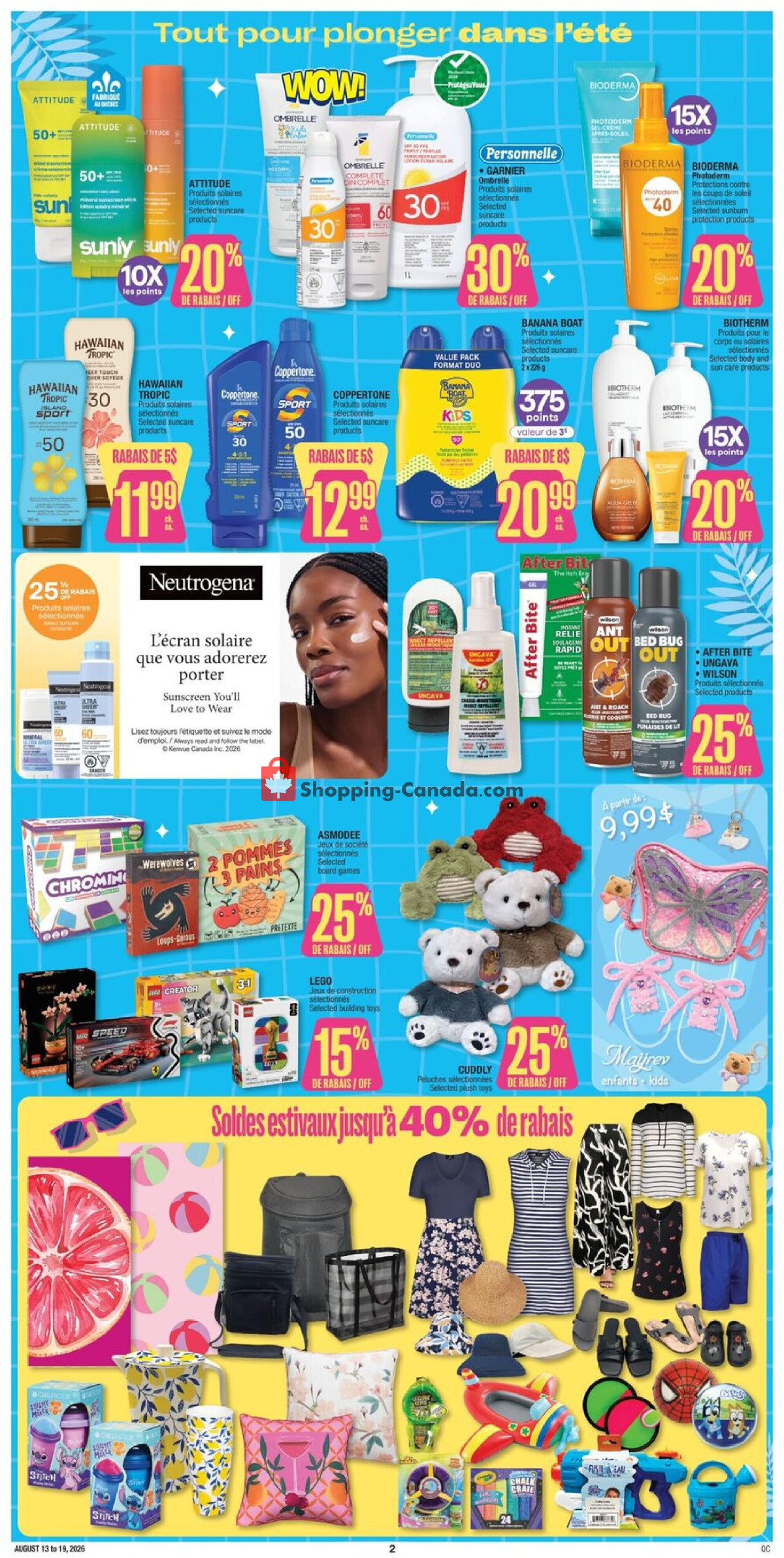 Jean Coutu Pharmacy flyer from Thursday August 13, 2026 to Wednesday August 19, 2026 - page 5
