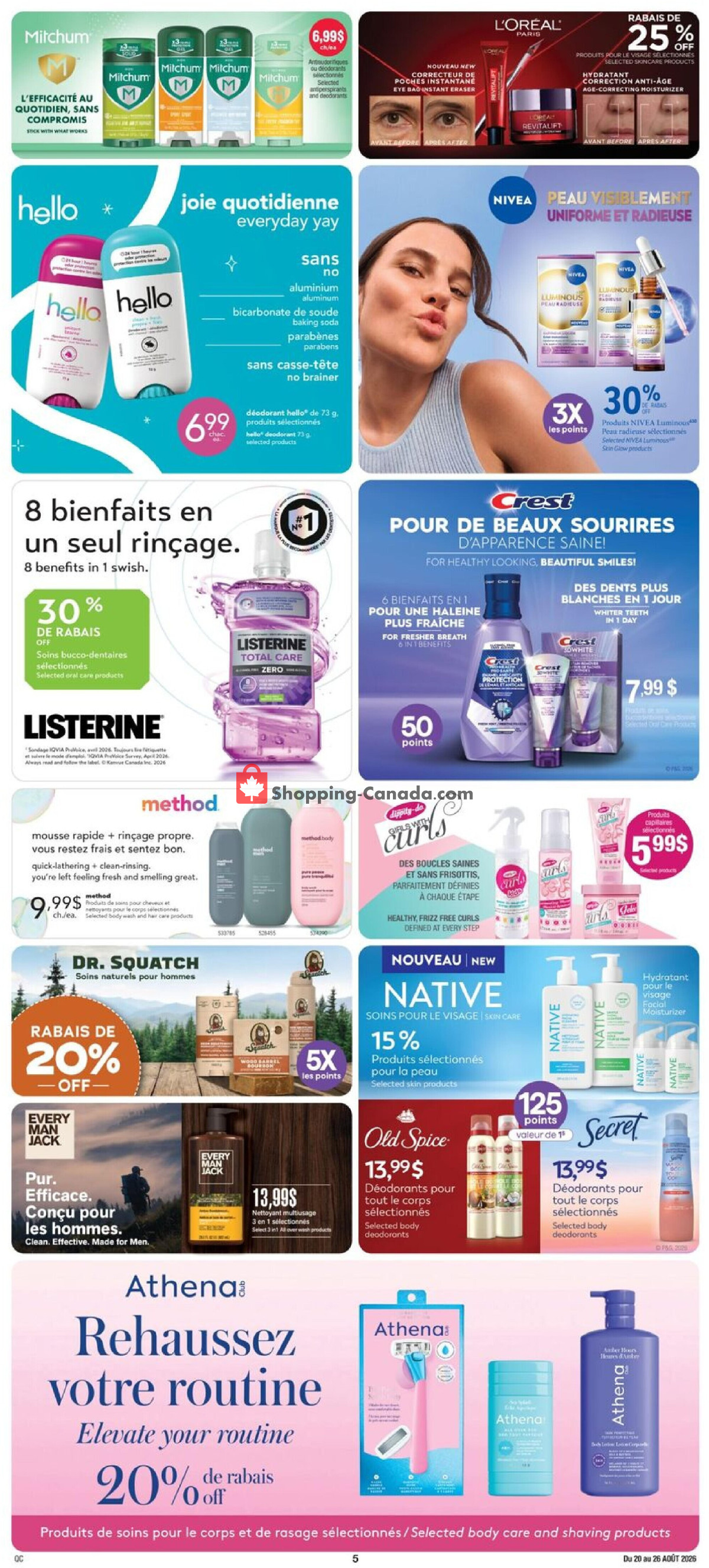 Jean Coutu Pharmacy flyer from Thursday August 20, 2026 to Wednesday August 26, 2026 - page 8