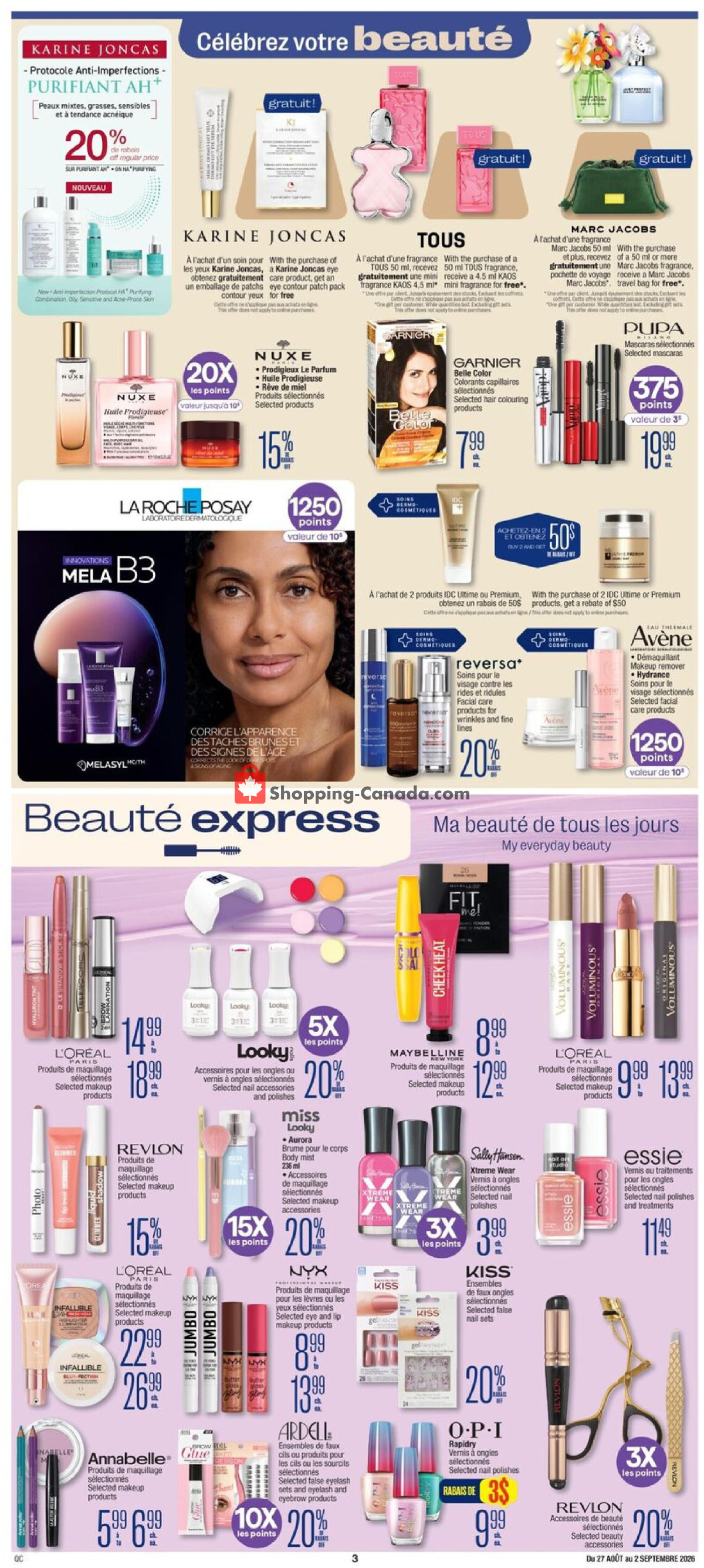 Jean Coutu Pharmacy flyer from Thursday August 27, 2026 to Wednesday September 2, 2026 - page 6