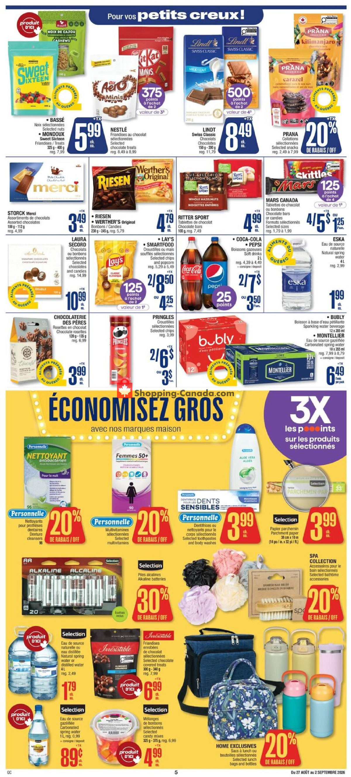 Jean Coutu Pharmacy flyer from Thursday August 27, 2026 to Wednesday September 2, 2026 - page 7