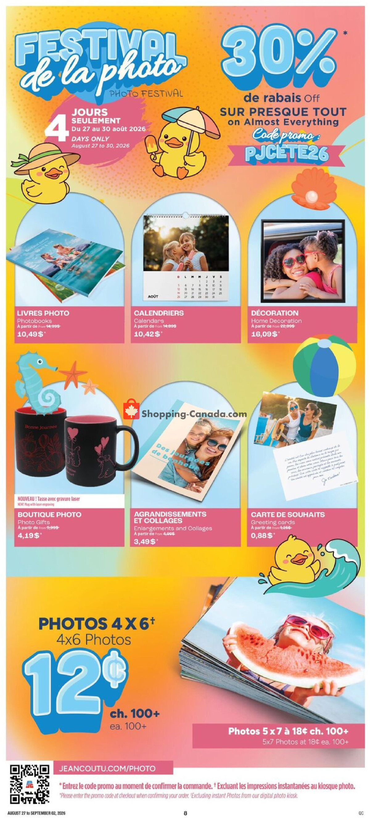 Jean Coutu Pharmacy flyer from Thursday August 27, 2026 to Wednesday September 2, 2026 - page 9