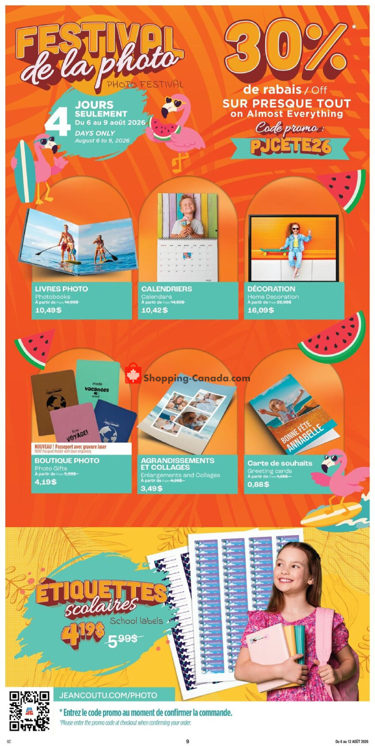 Jean Coutu Pharmacy flyer from Thursday August 6, 2026 to Wednesday August 12, 2026 - page 10