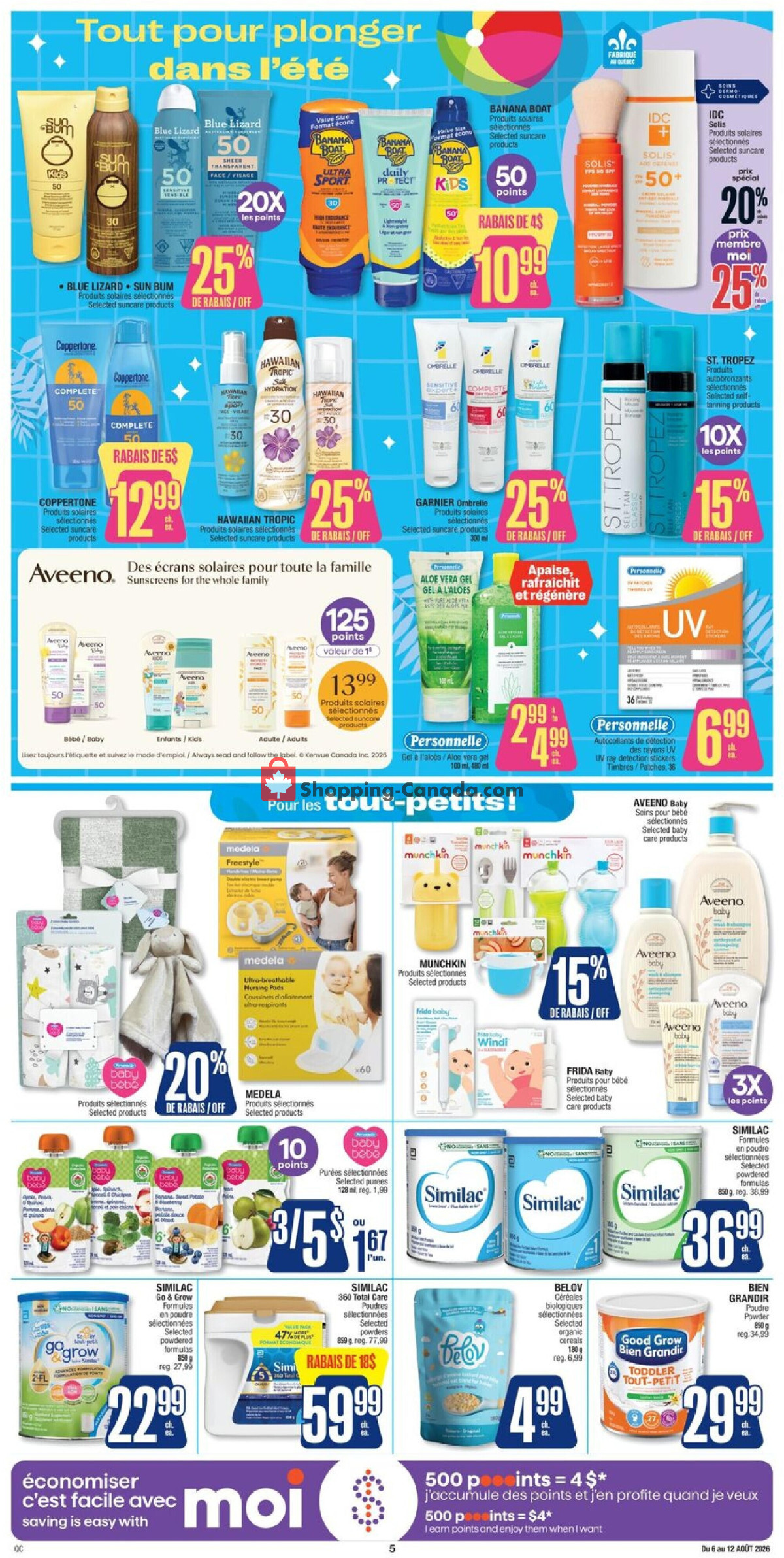 Jean Coutu Pharmacy flyer from Thursday August 6, 2026 to Wednesday August 12, 2026 - page 4