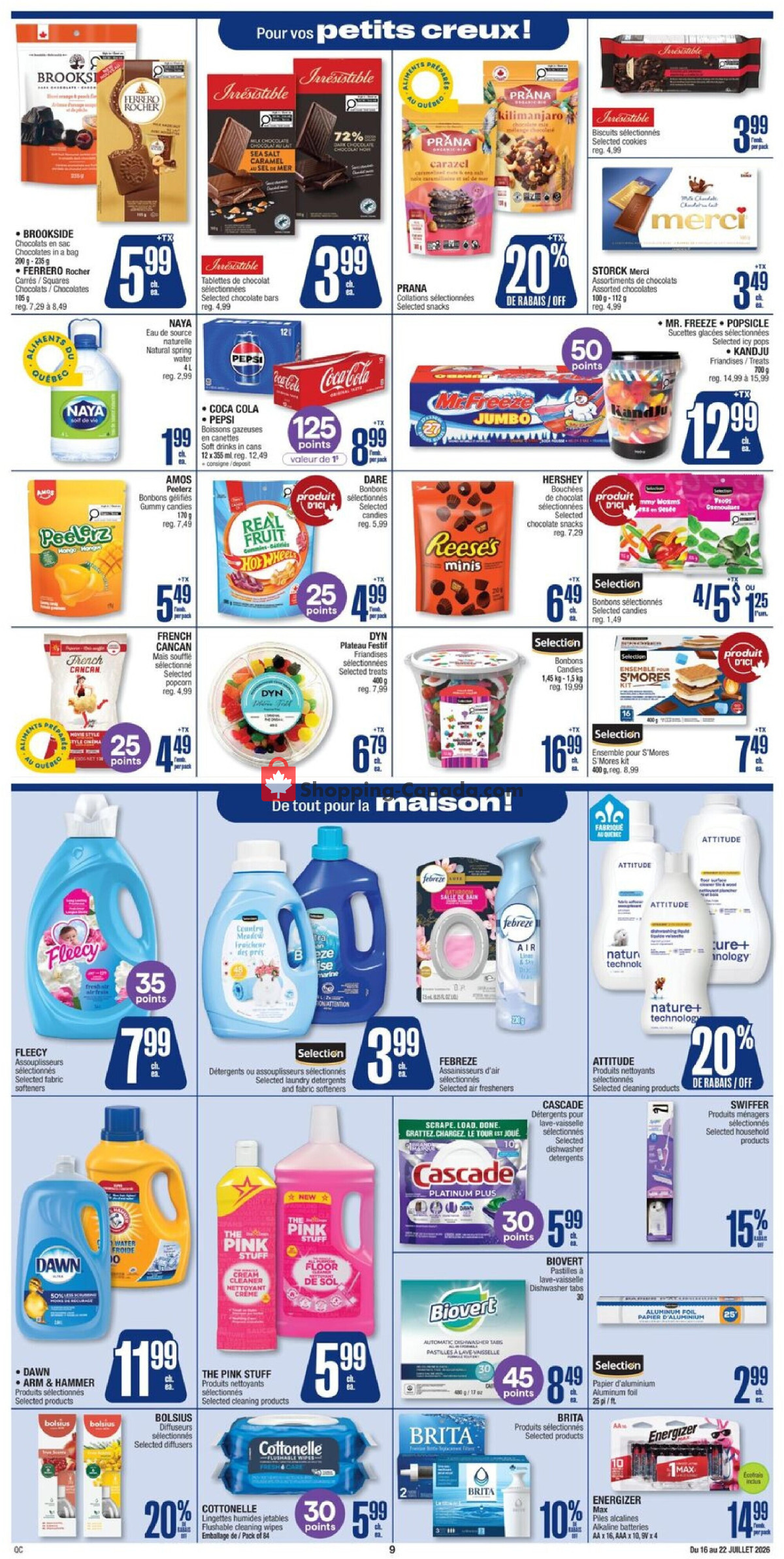 Jean Coutu Pharmacy flyer from Thursday July 16, 2026 to Wednesday July 22, 2026 - page 11