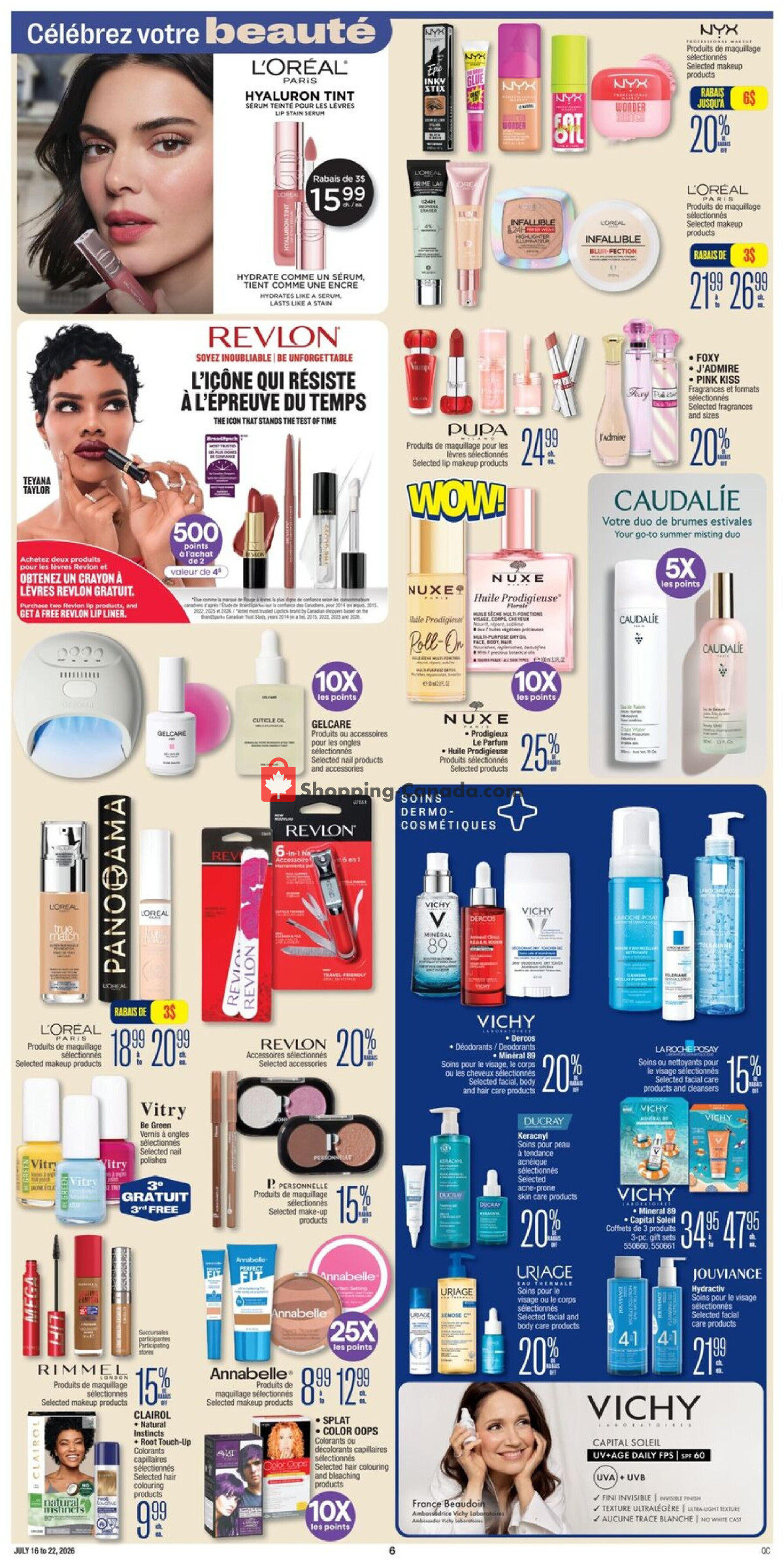 Jean Coutu Pharmacy flyer from Thursday July 16, 2026 to Wednesday July 22, 2026 - page 9