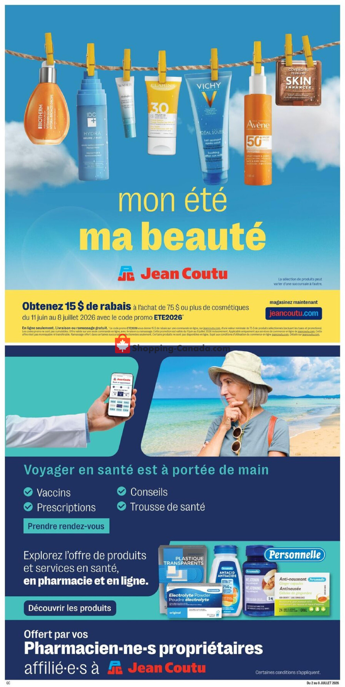 Jean Coutu Pharmacy flyer from Thursday July 2, 2026 to Wednesday July 8, 2026 - page 13