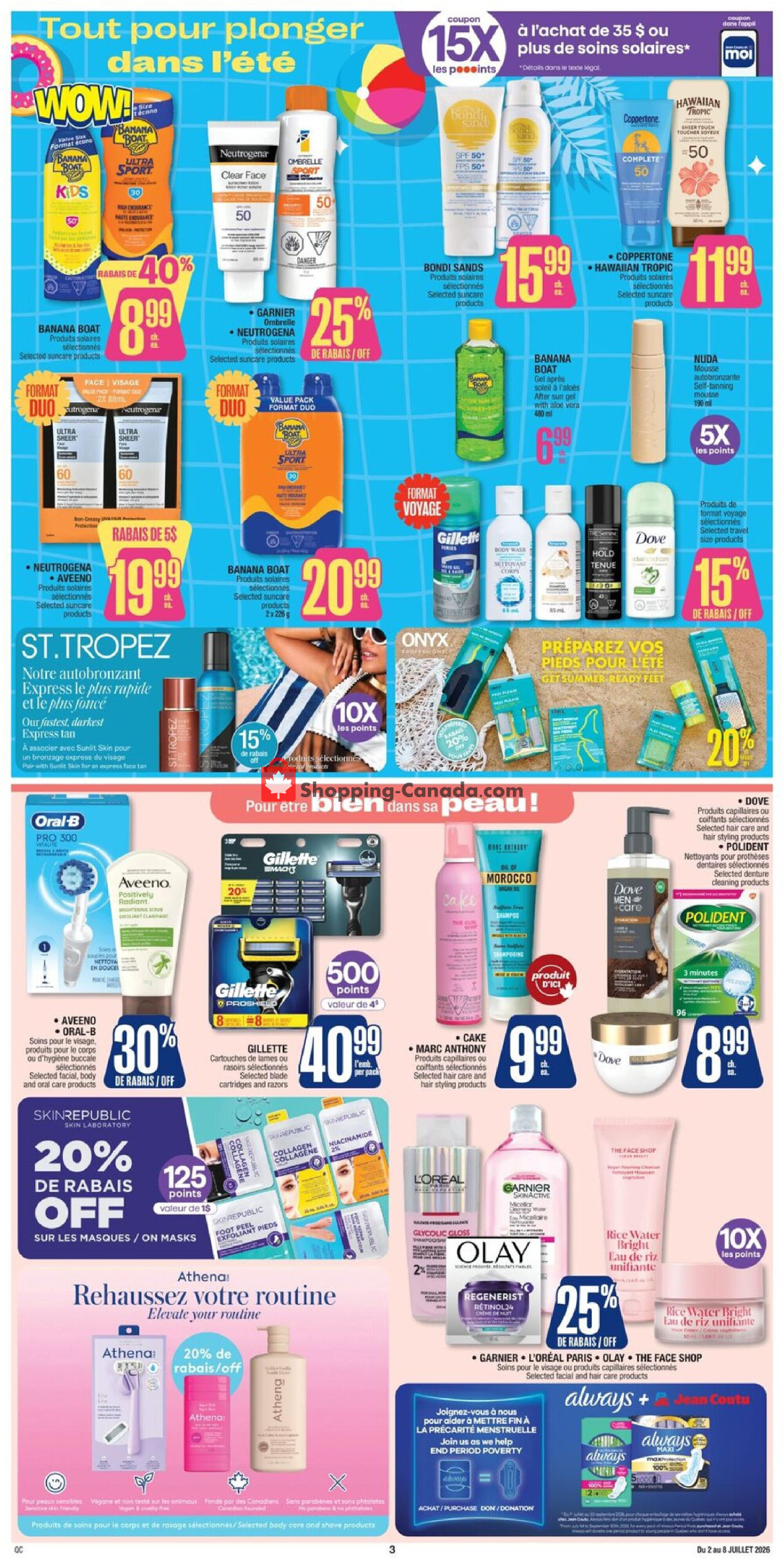 Jean Coutu Pharmacy flyer from Thursday July 2, 2026 to Wednesday July 8, 2026 - page 4