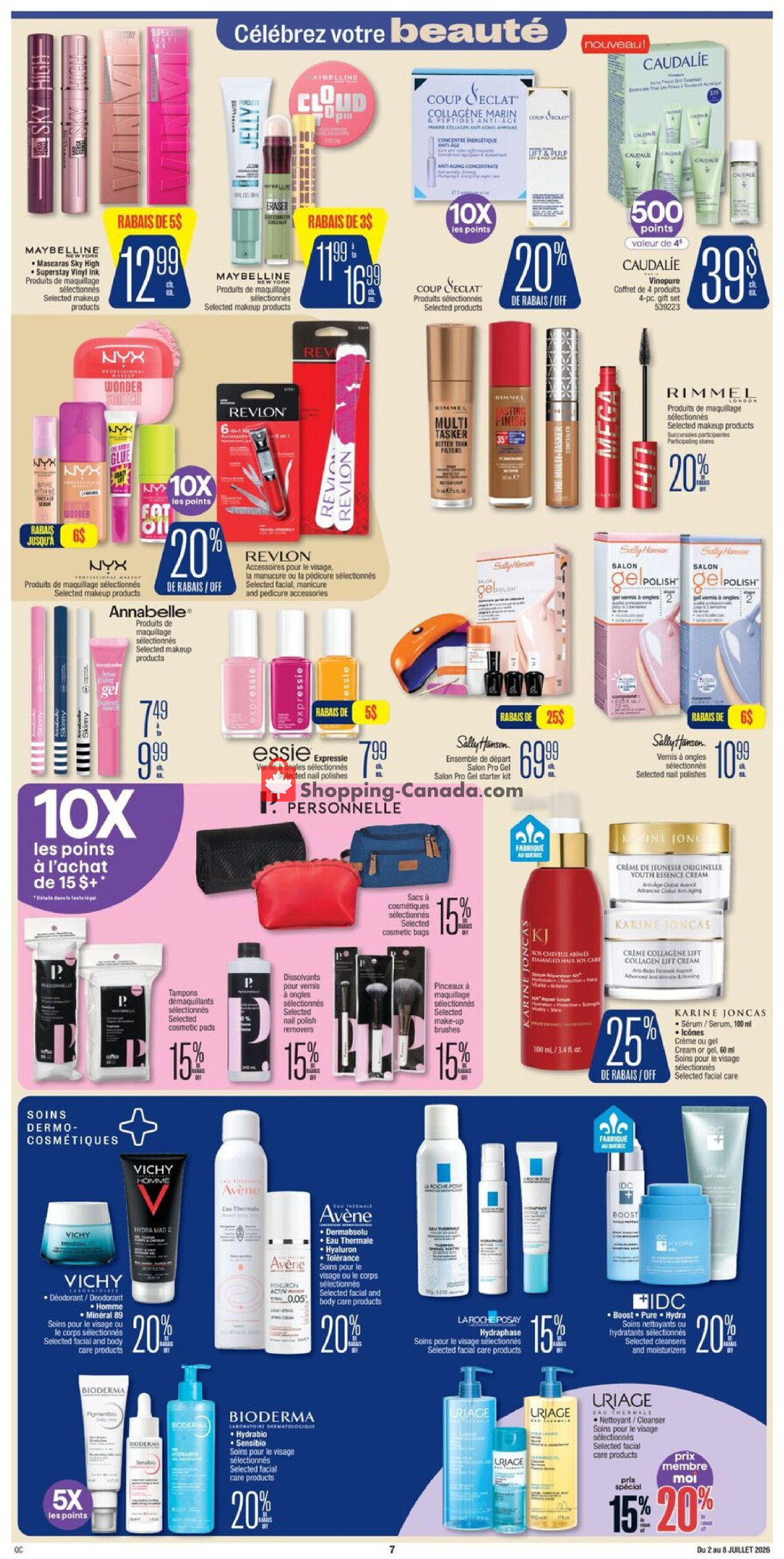 Jean Coutu Pharmacy flyer from Thursday July 2, 2026 to Wednesday July 8, 2026 - page 6