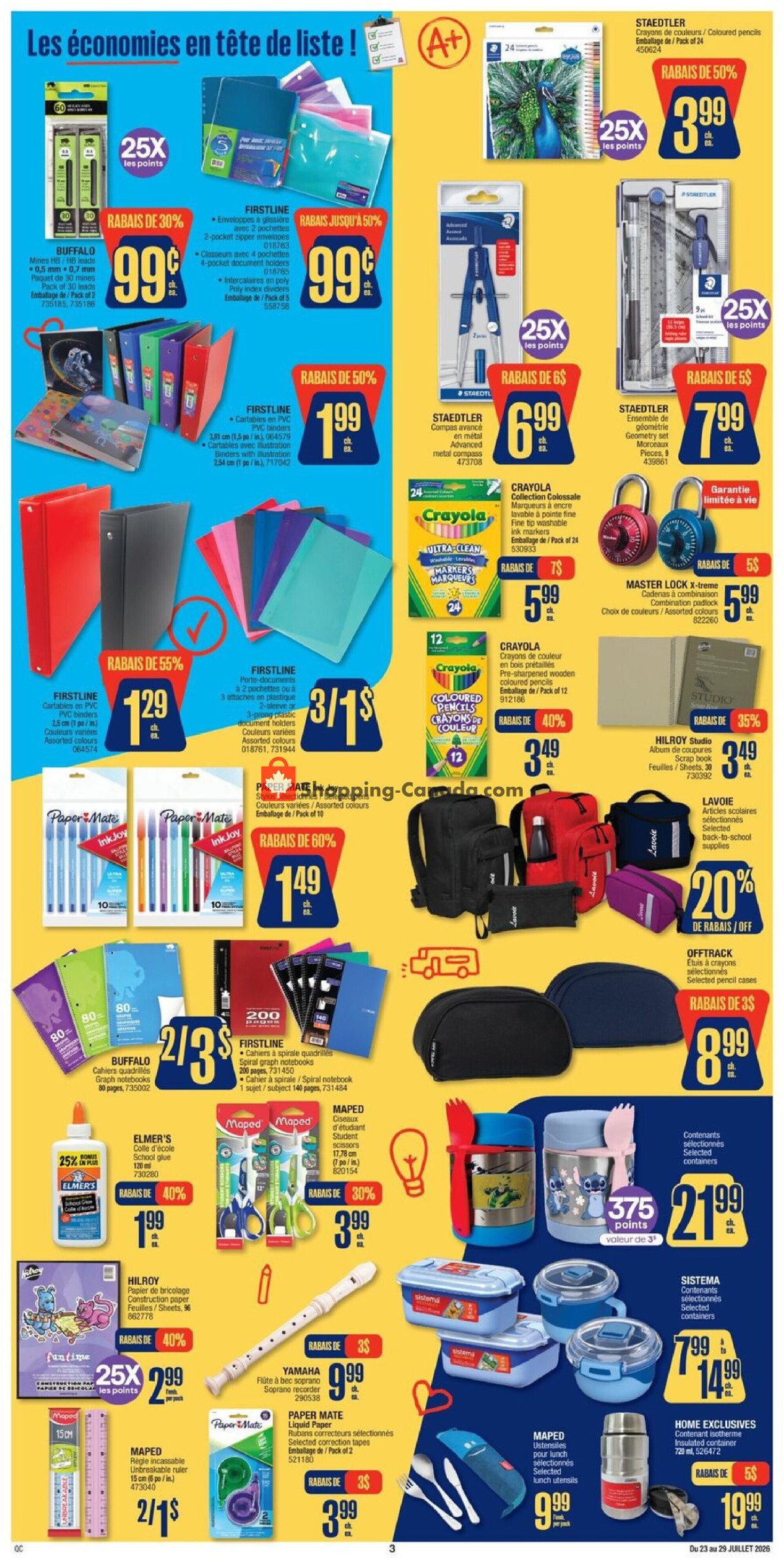 Jean Coutu Pharmacy flyer from Thursday July 23, 2026 to Wednesday July 29, 2026 - page 4