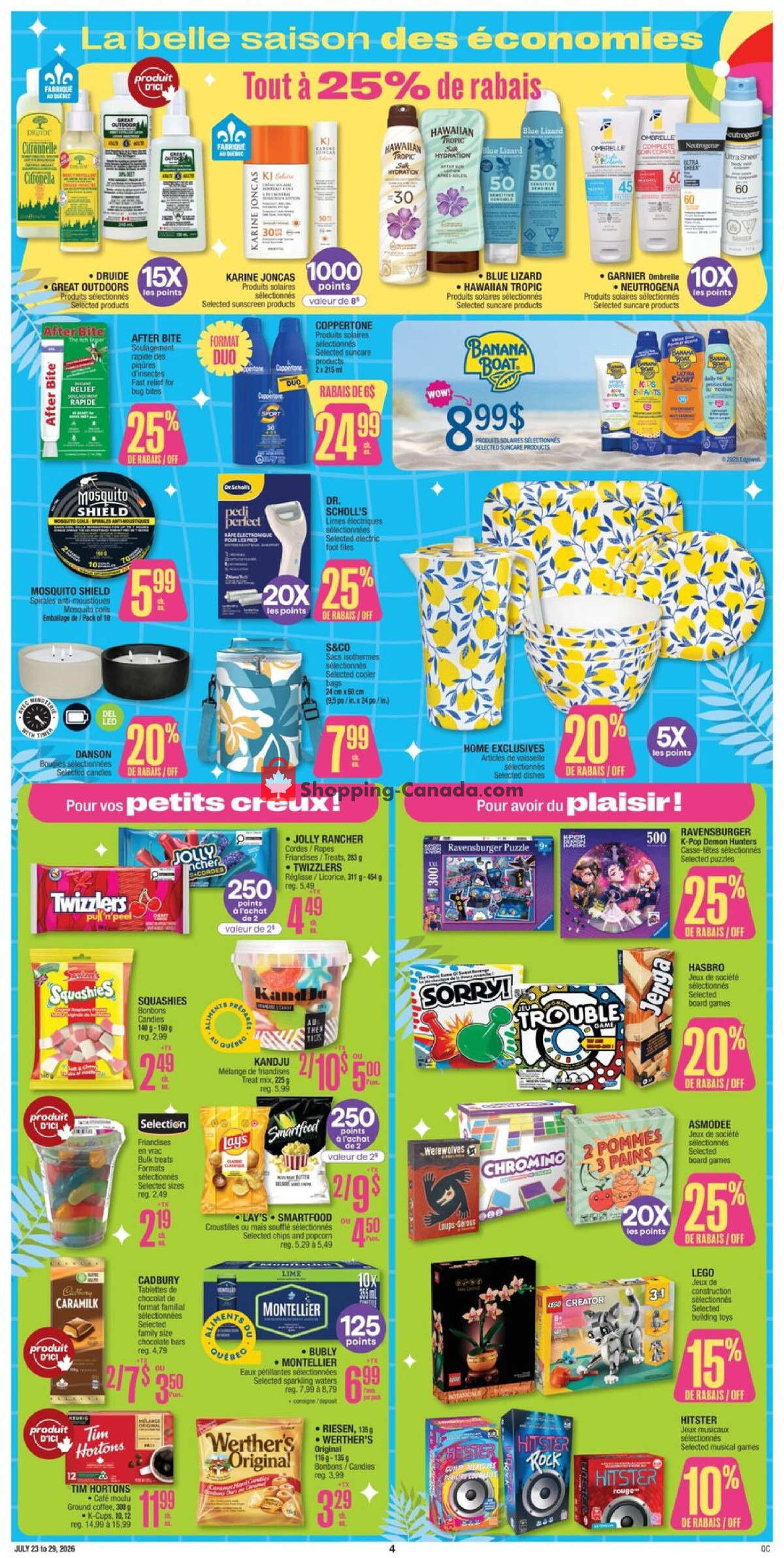 Jean Coutu Pharmacy flyer from Thursday July 23, 2026 to Wednesday July 29, 2026 - page 5