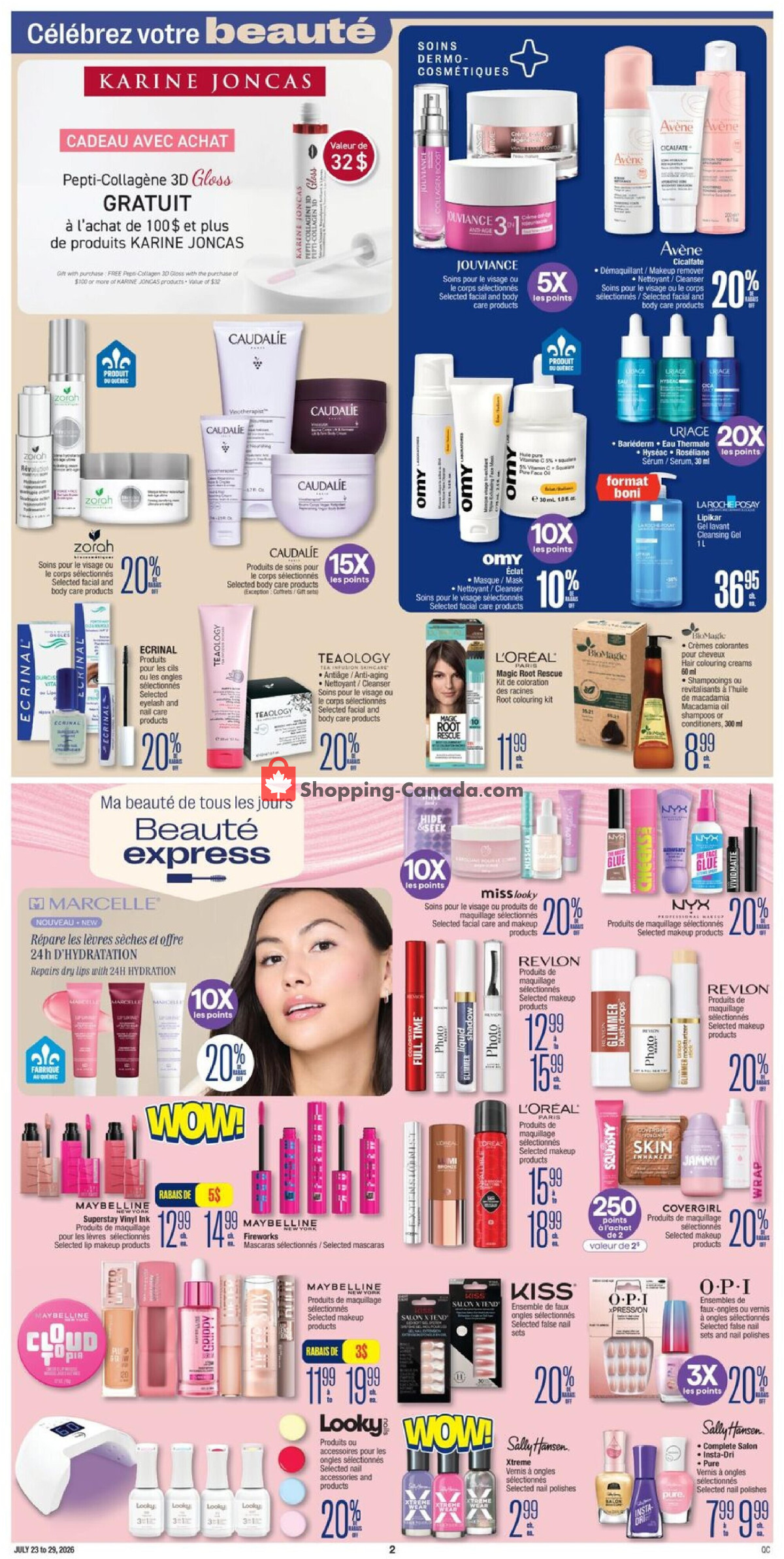Jean Coutu Pharmacy flyer from Thursday July 23, 2026 to Wednesday July 29, 2026 - page 6