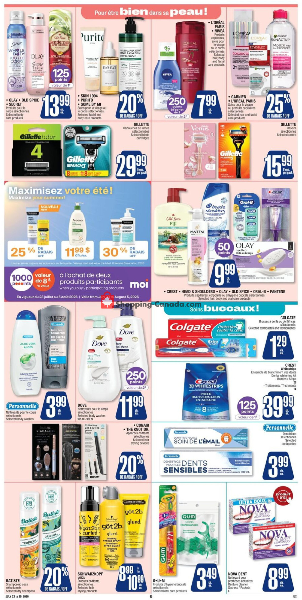 Jean Coutu Pharmacy flyer from Thursday July 23, 2026 to Wednesday July 29, 2026 - page 8