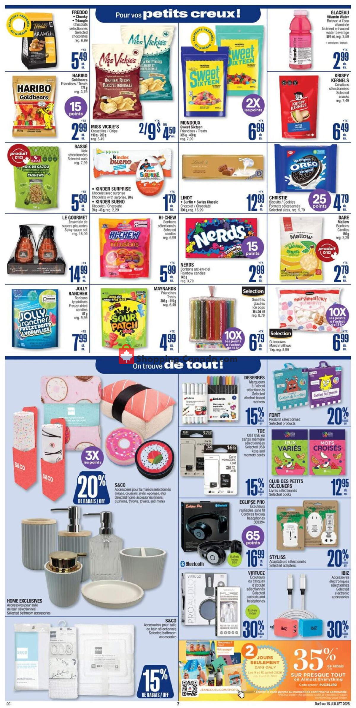 Jean Coutu Pharmacy flyer from Thursday July 9, 2026 to Wednesday July 15, 2026 - page 10