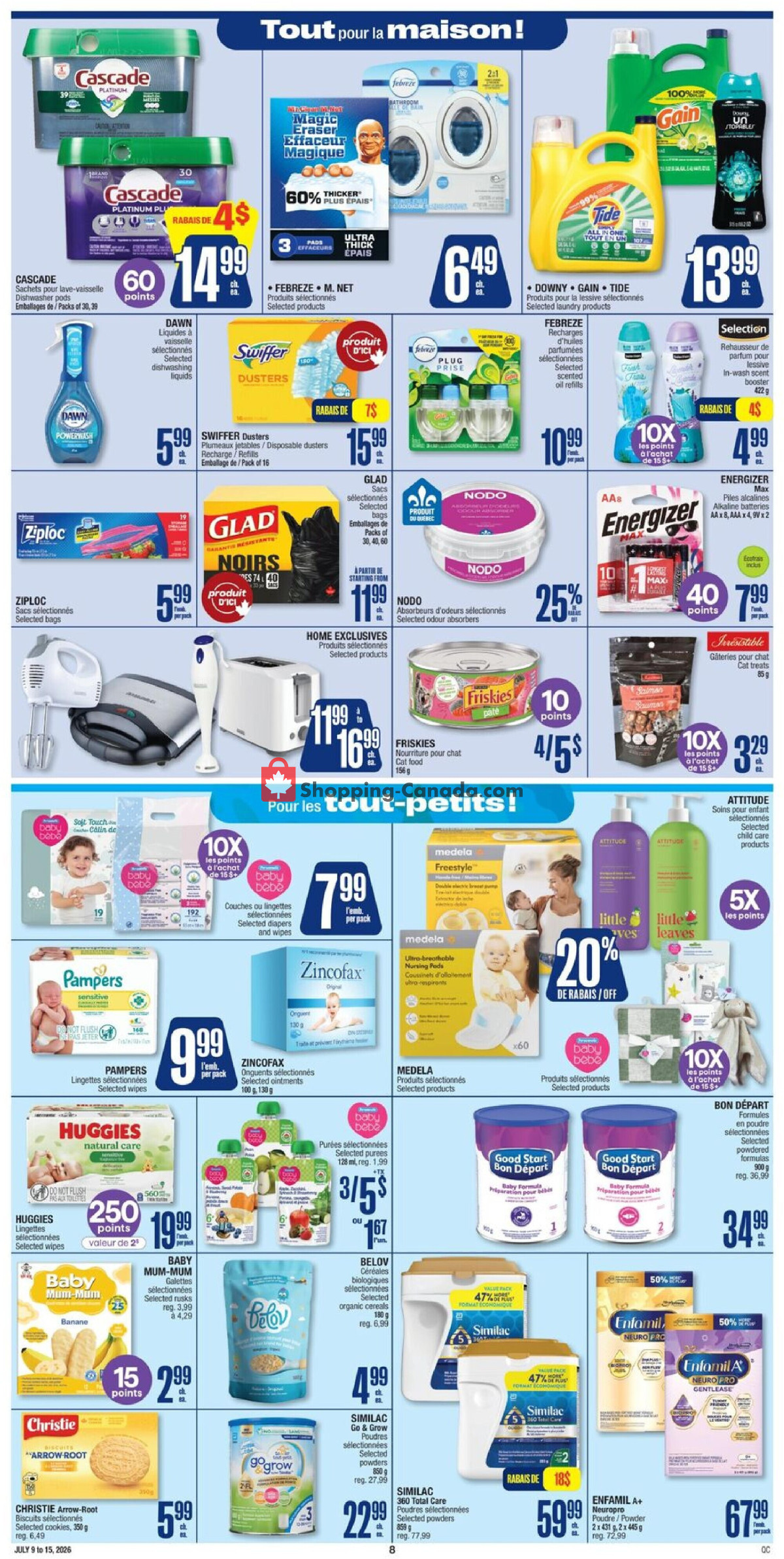 Jean Coutu Pharmacy flyer from Thursday July 9, 2026 to Wednesday July 15, 2026 - page 11