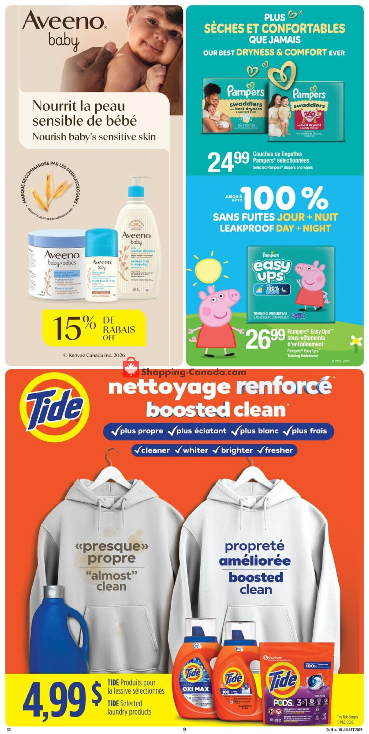 Jean Coutu Pharmacy flyer from Thursday July 9, 2026 to Wednesday July 15, 2026 - page 12