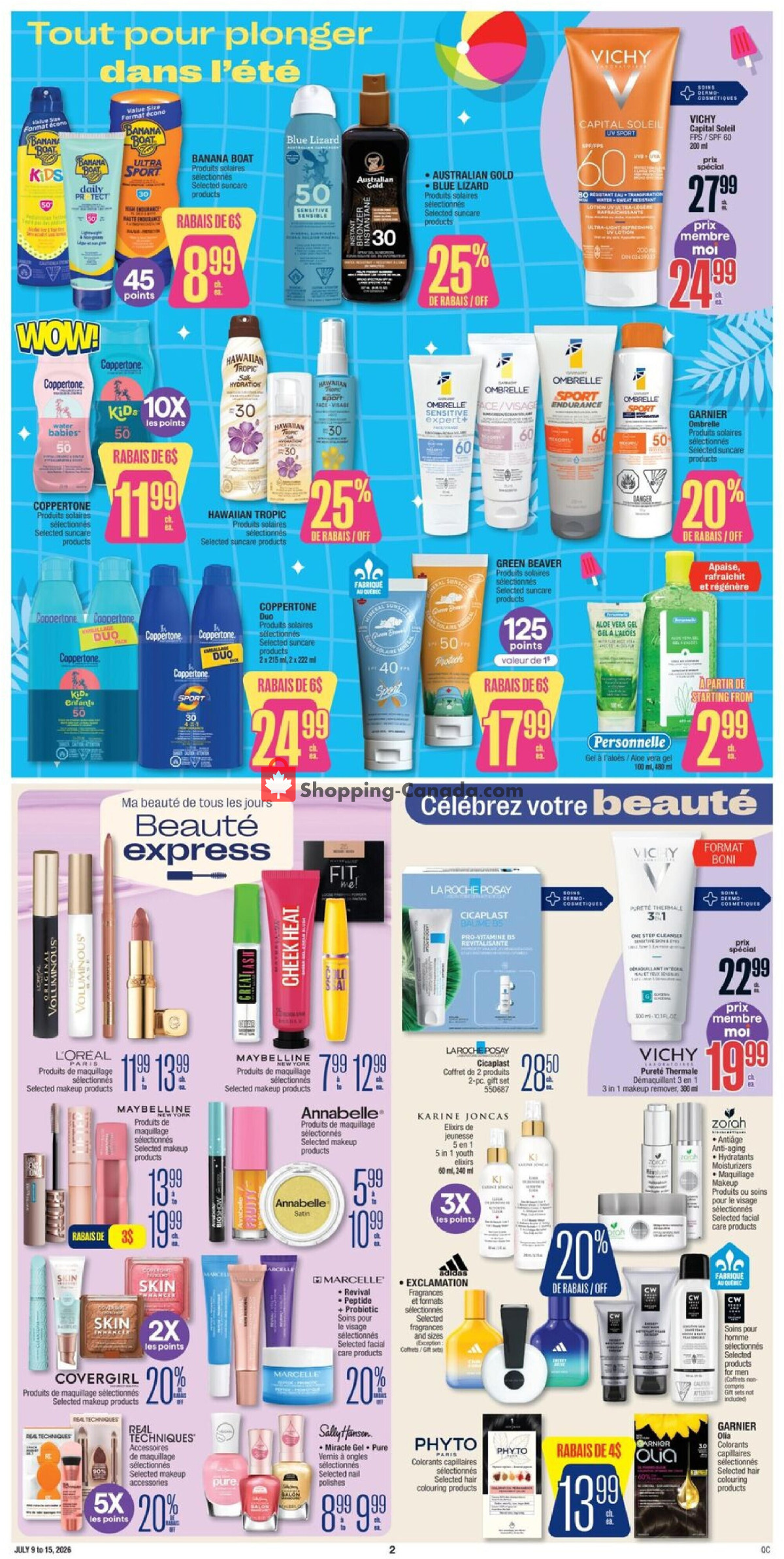 Jean Coutu Pharmacy flyer from Thursday July 9, 2026 to Wednesday July 15, 2026 - page 3