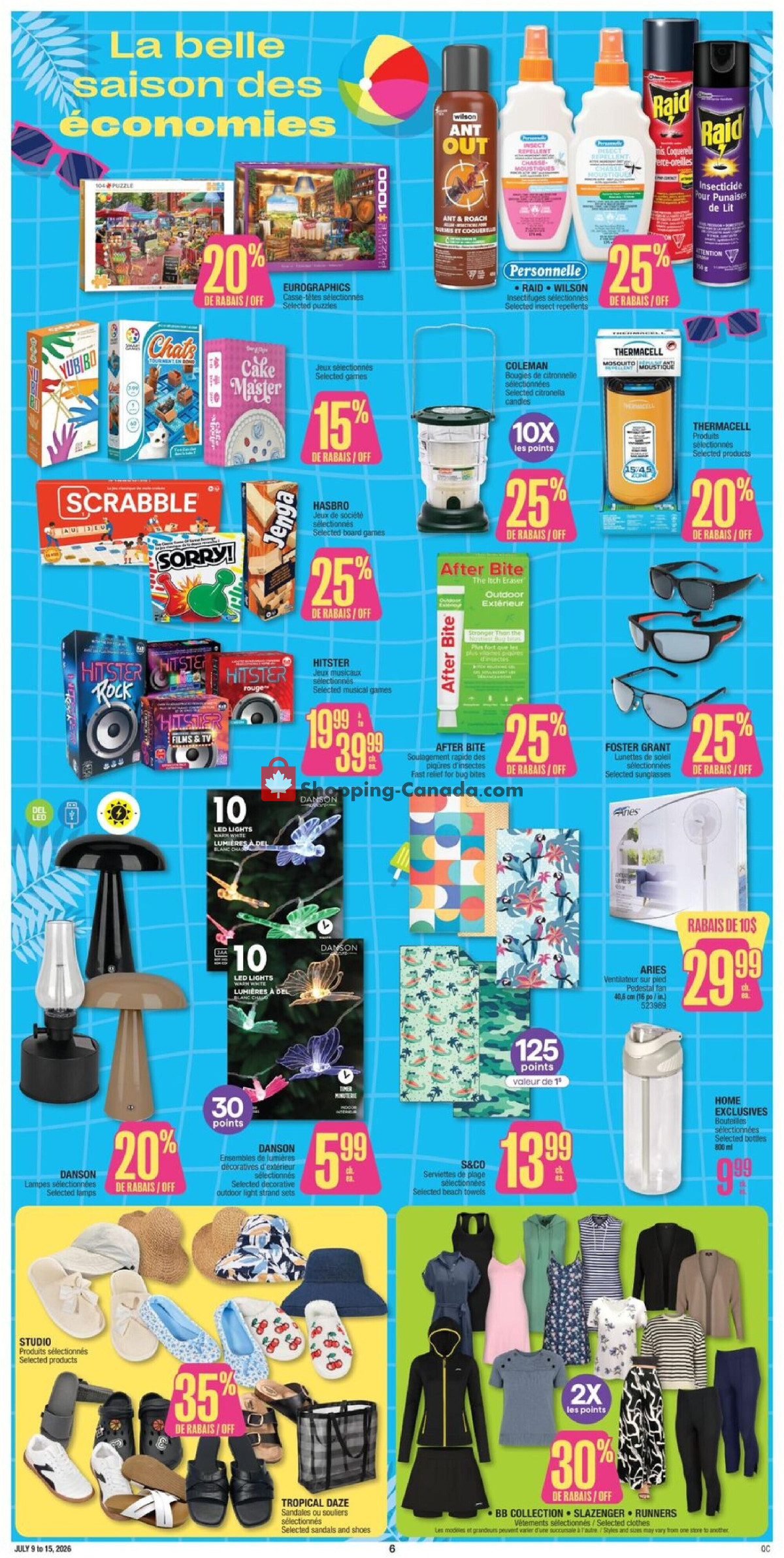 Jean Coutu Pharmacy flyer from Thursday July 9, 2026 to Wednesday July 15, 2026 - page 8