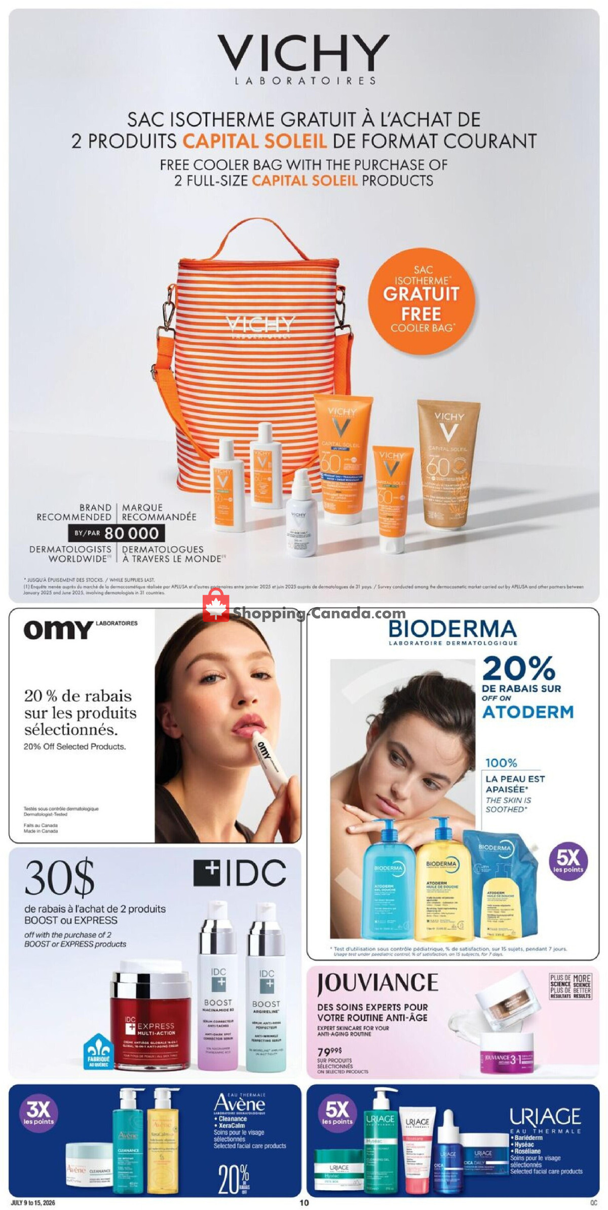 Jean Coutu Pharmacy flyer from Thursday July 9, 2026 to Wednesday July 15, 2026 - page 9