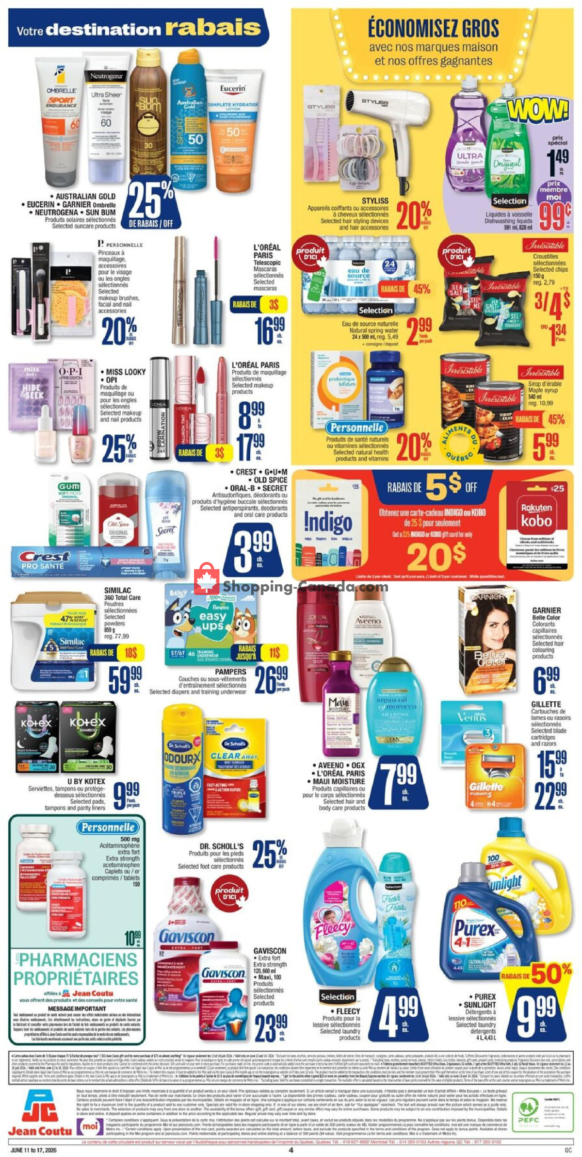 Jean Coutu Pharmacy flyer from Thursday June 11, 2026 to Wednesday June 17, 2026 - page 2