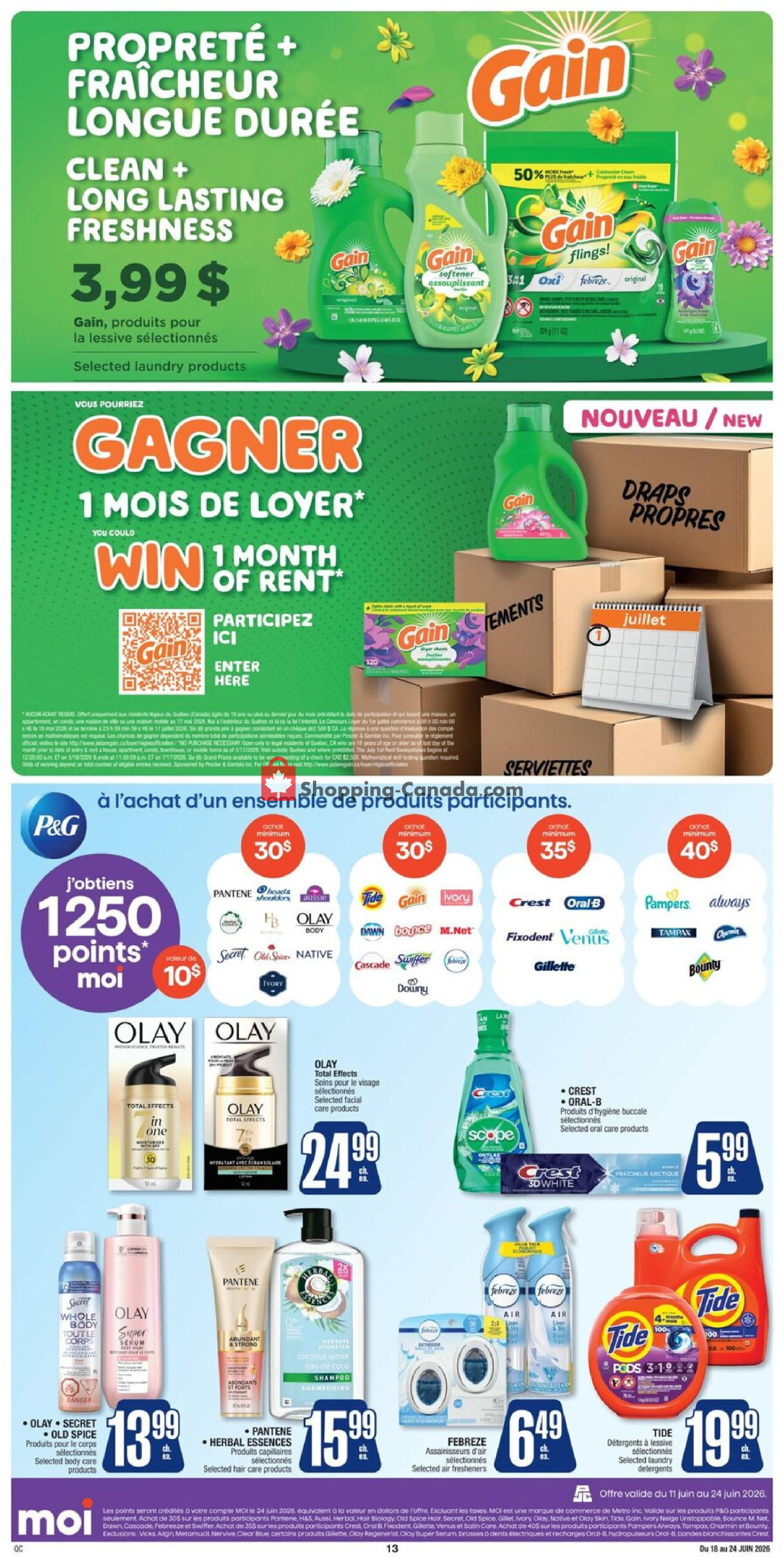 Jean Coutu Pharmacy flyer from Thursday June 18, 2026 to Wednesday June 24, 2026 - page 14