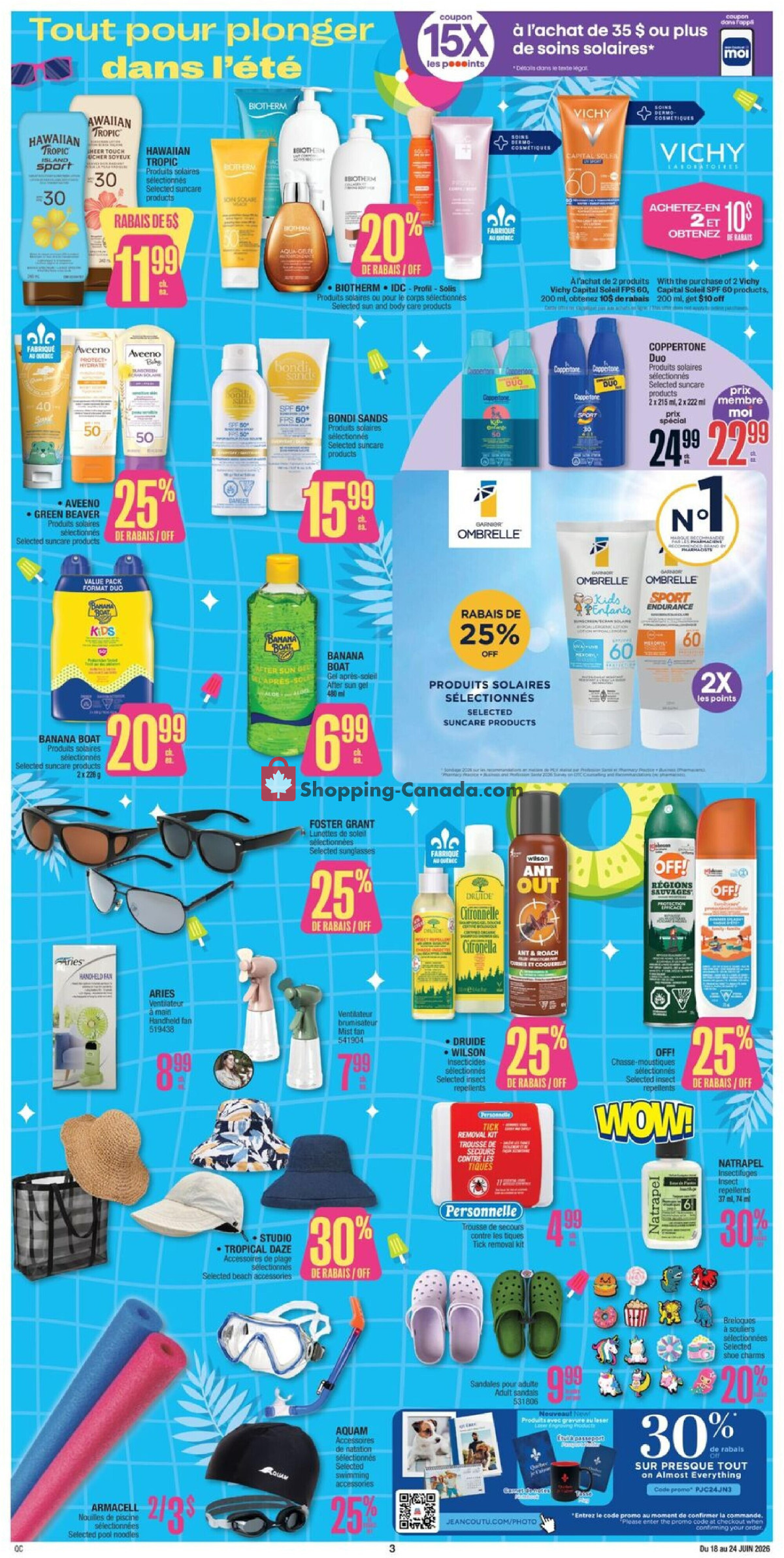 Jean Coutu Pharmacy flyer from Thursday June 18, 2026 to Wednesday June 24, 2026 - page 4