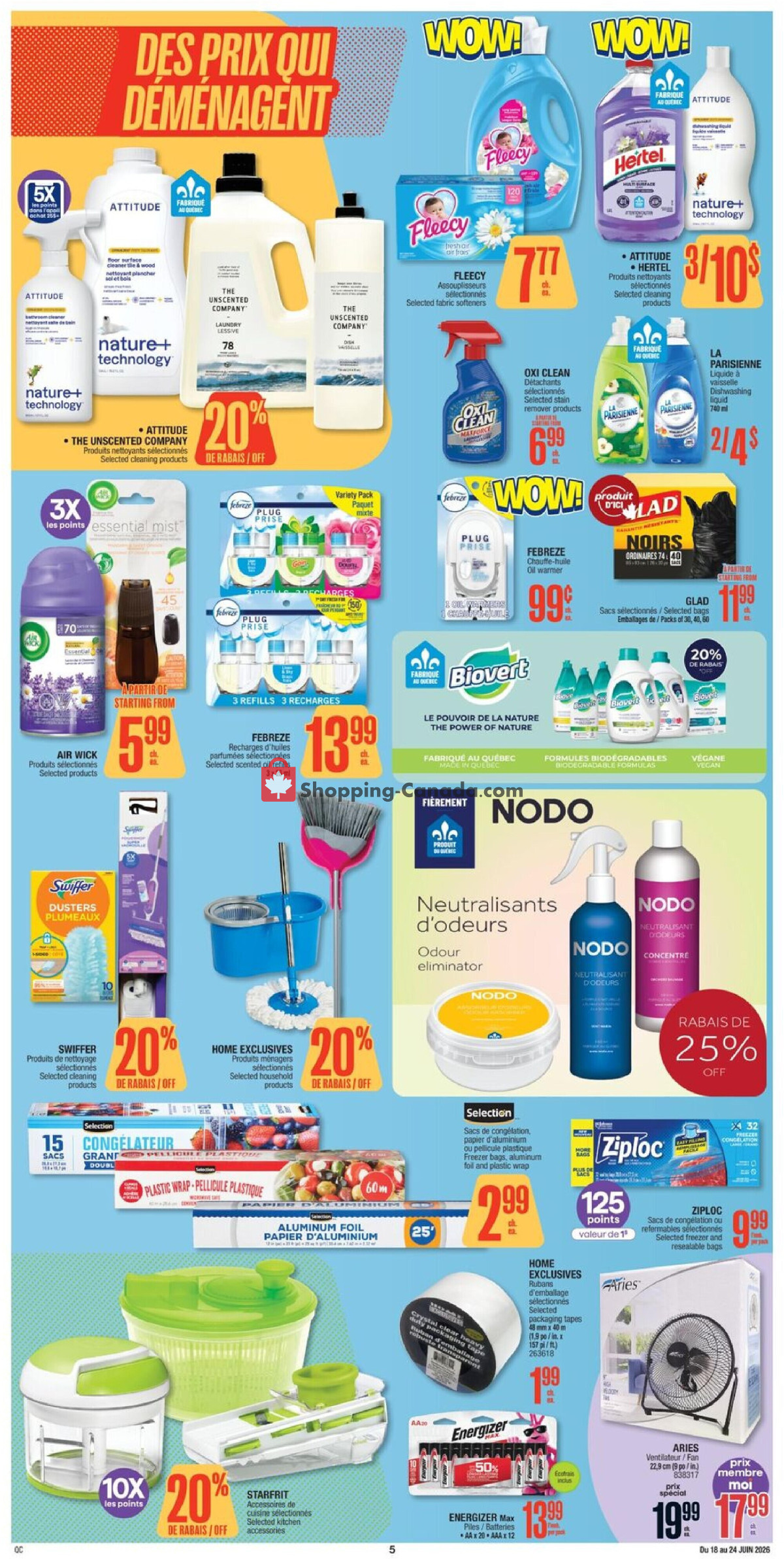 Jean Coutu Pharmacy flyer from Thursday June 18, 2026 to Wednesday June 24, 2026 - page 5