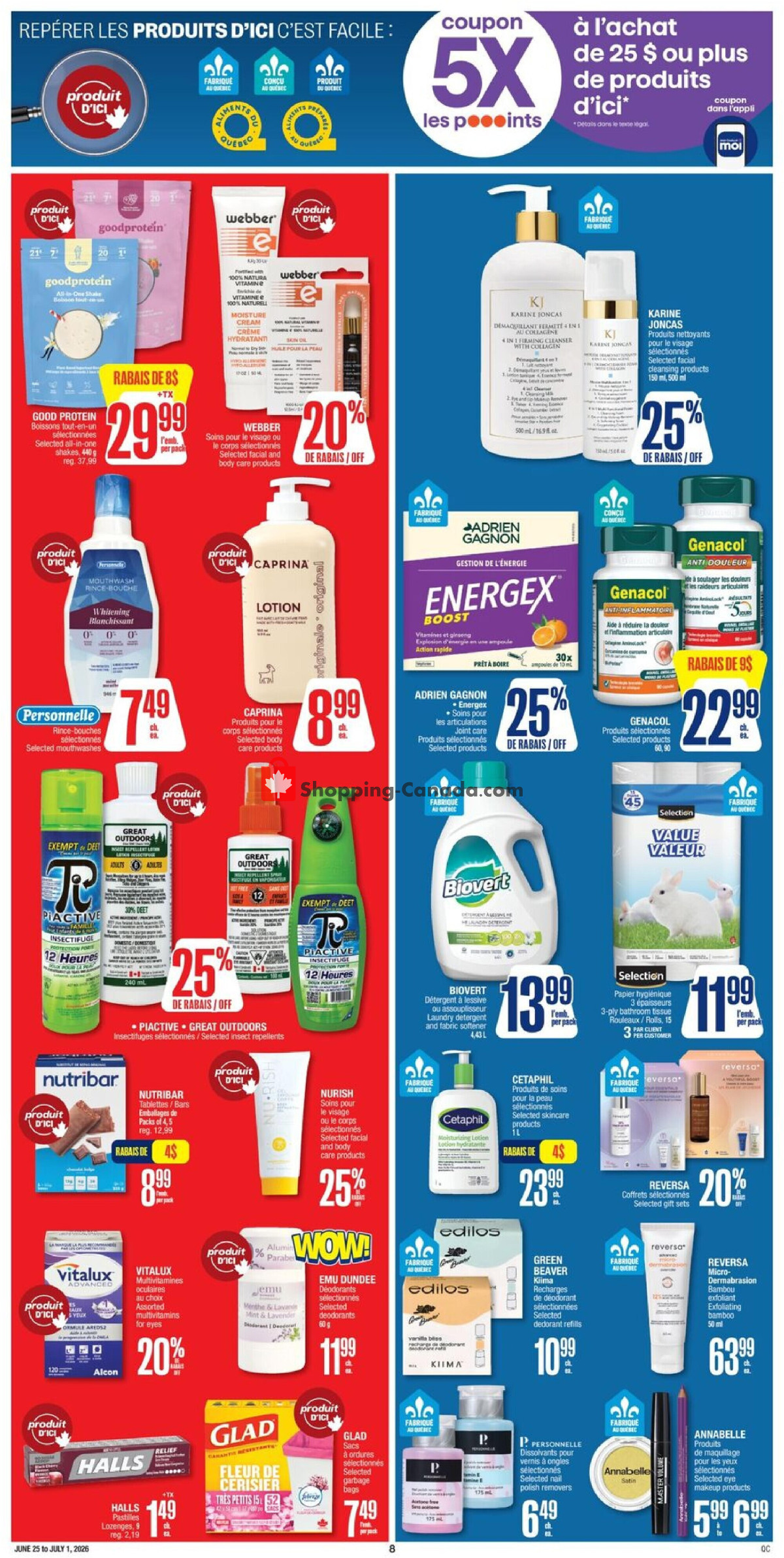 Jean Coutu Pharmacy flyer from Thursday June 25, 2026 to Wednesday July 1, 2026 - page 10