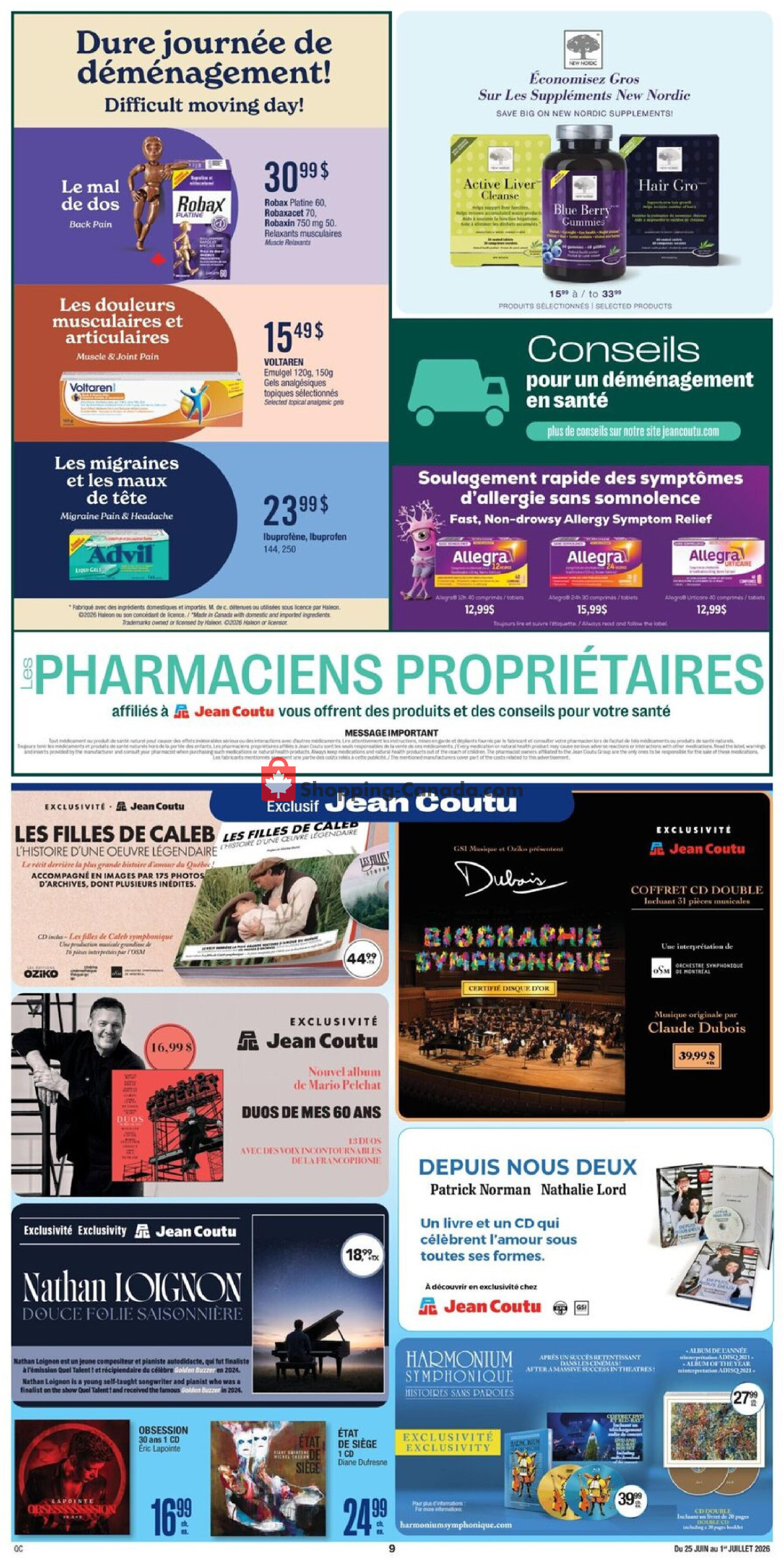 Jean Coutu Pharmacy flyer from Thursday June 25, 2026 to Wednesday July 1, 2026 - page 11