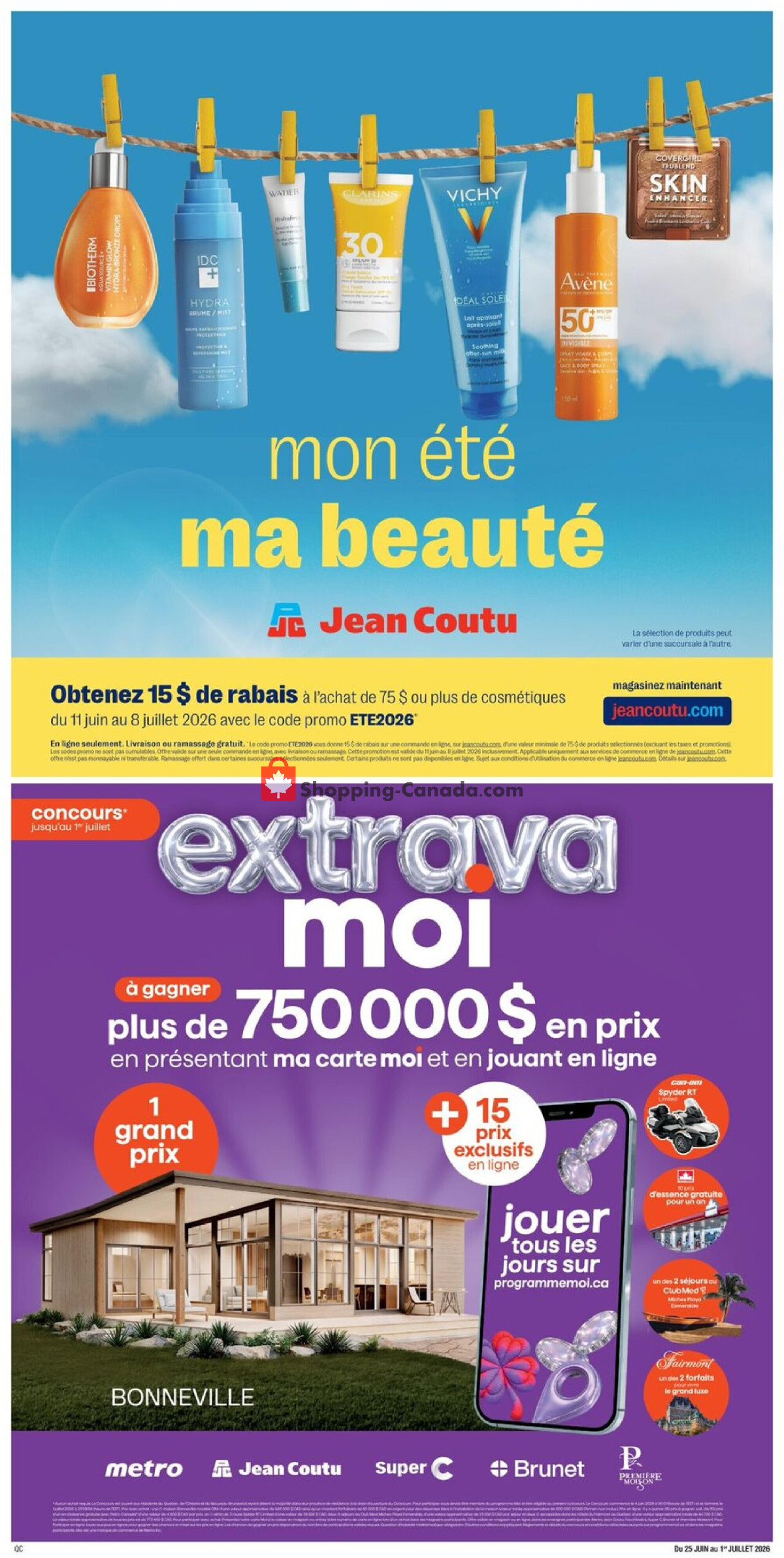 Jean Coutu Pharmacy flyer from Thursday June 25, 2026 to Wednesday July 1, 2026 - page 12