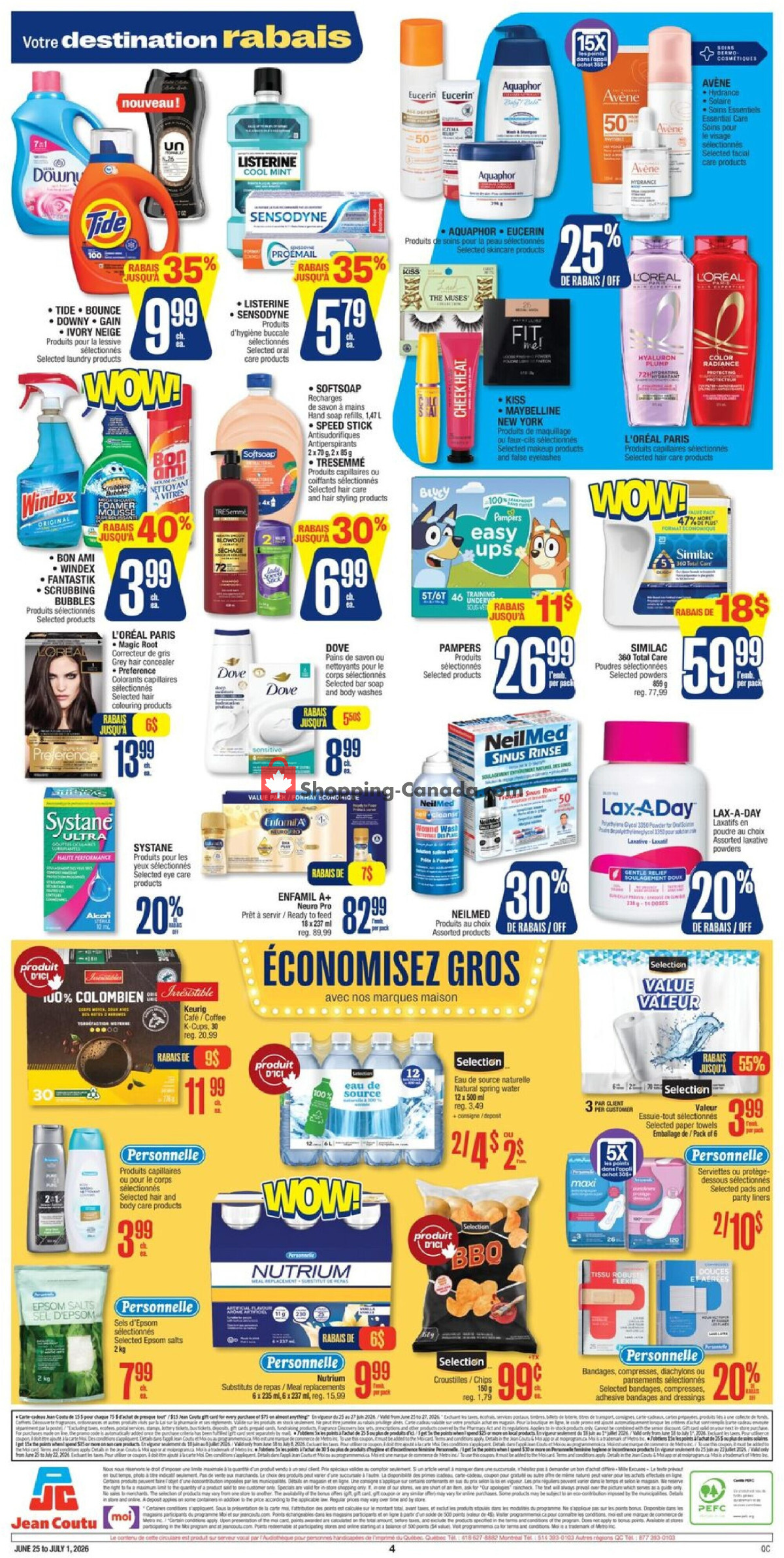 Jean Coutu Pharmacy flyer from Thursday June 25, 2026 to Wednesday July 1, 2026 - page 2