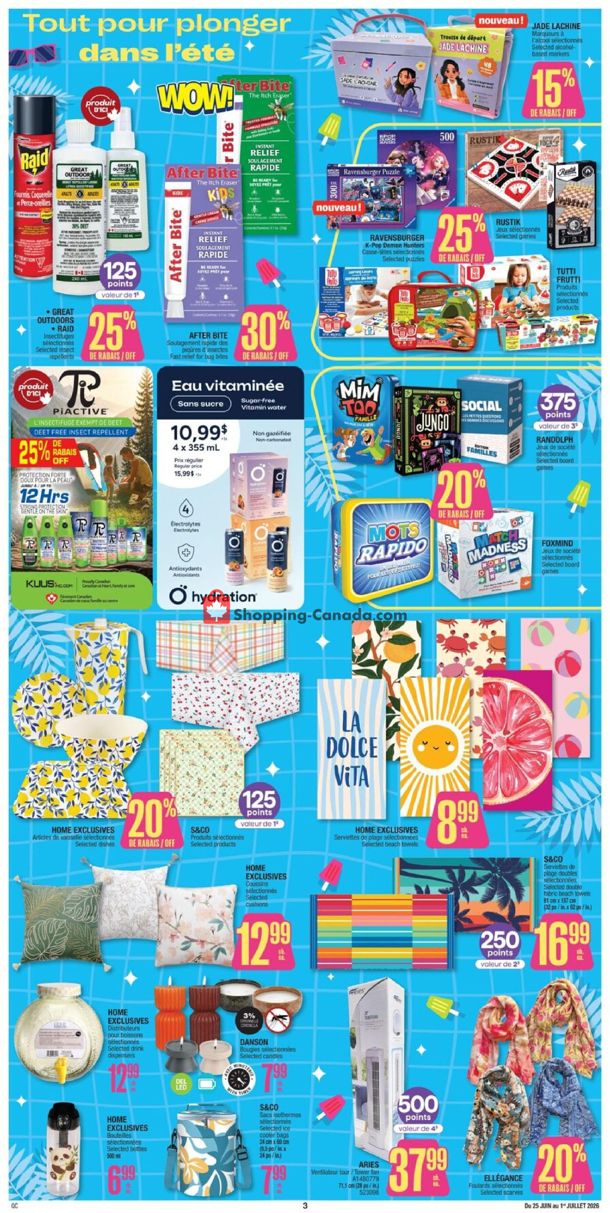 Jean Coutu Pharmacy flyer from Thursday June 25, 2026 to Wednesday July 1, 2026 - page 7