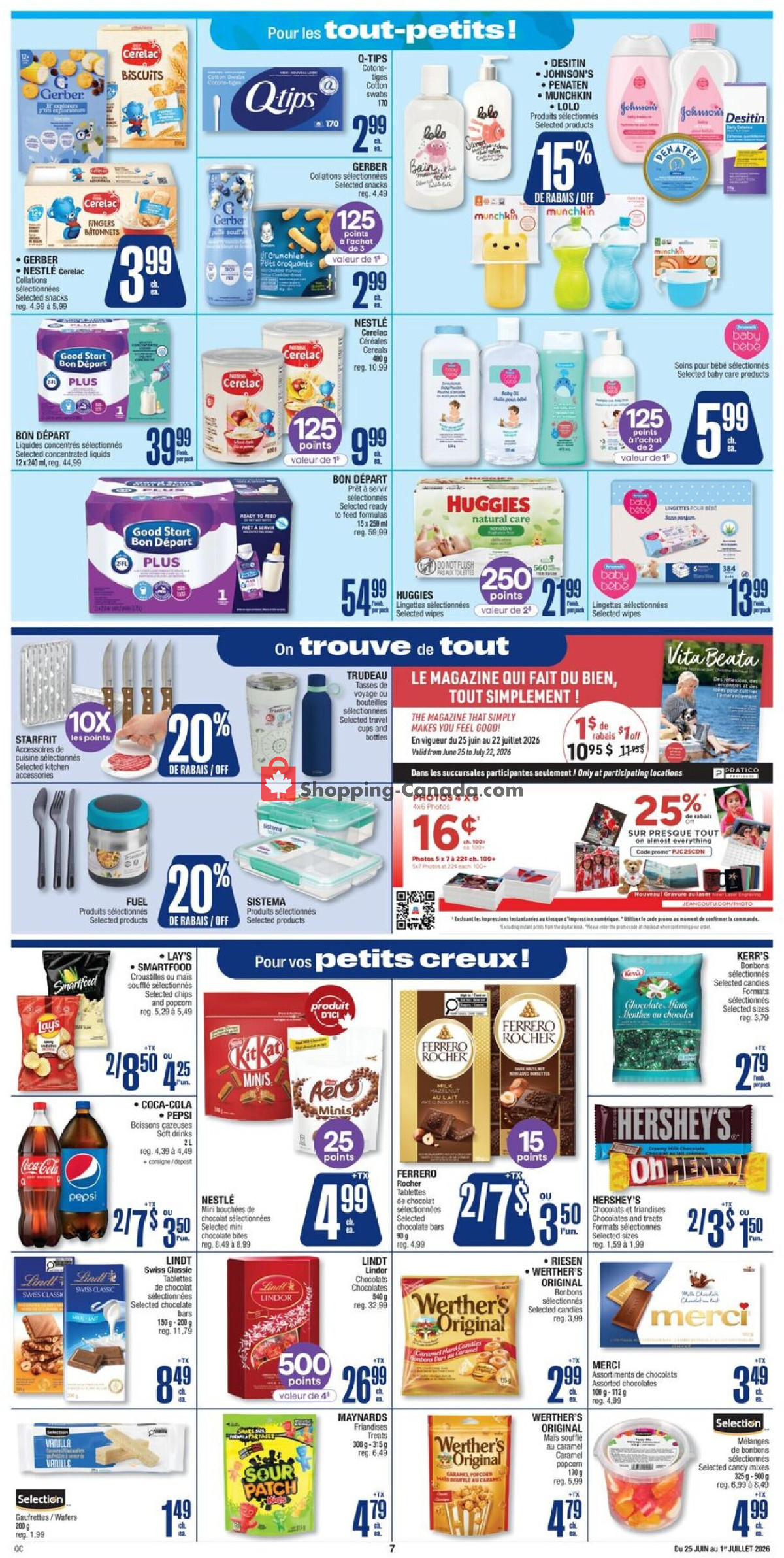 Jean Coutu Pharmacy flyer from Thursday June 25, 2026 to Wednesday July 1, 2026 - page 9