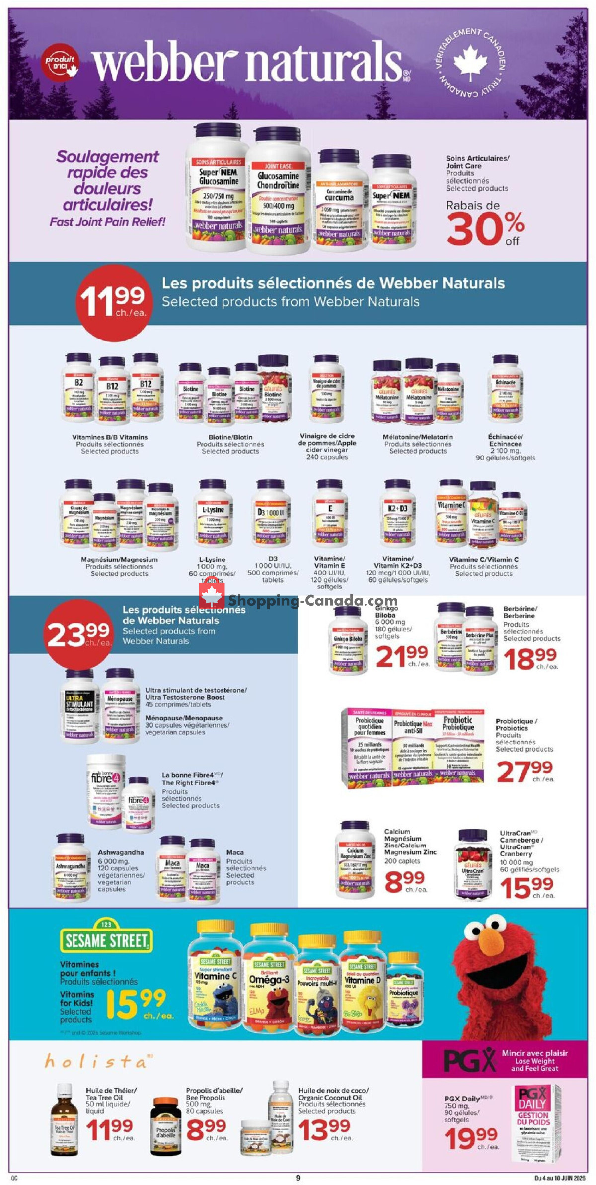 Jean Coutu Pharmacy flyer from Thursday June 4, 2026 to Wednesday June 10, 2026 - page 10