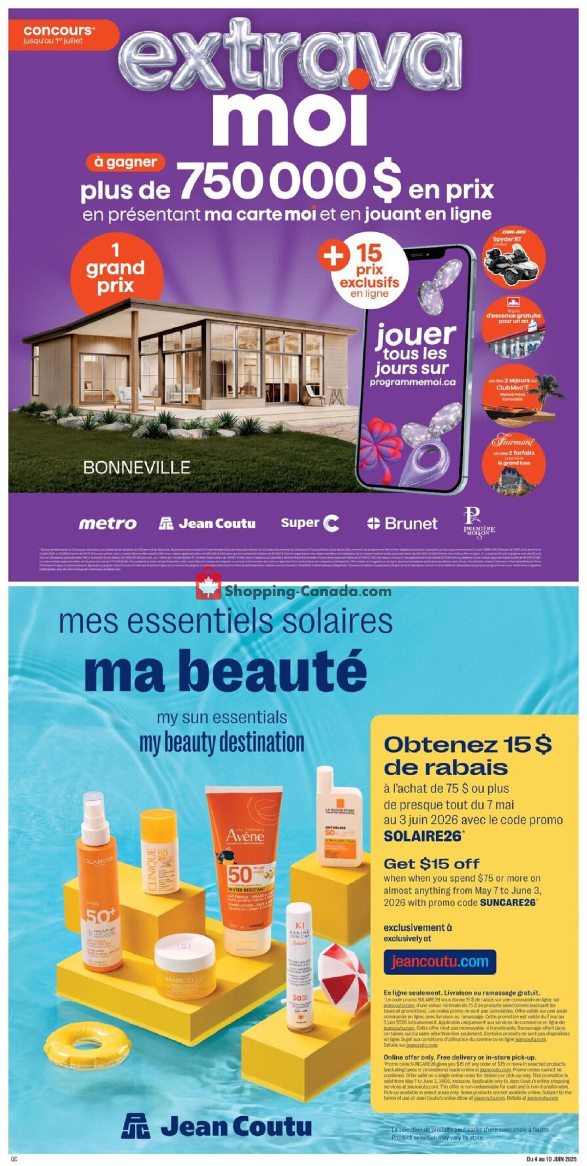Jean Coutu Pharmacy flyer from Thursday June 4, 2026 to Wednesday June 10, 2026 - page 11