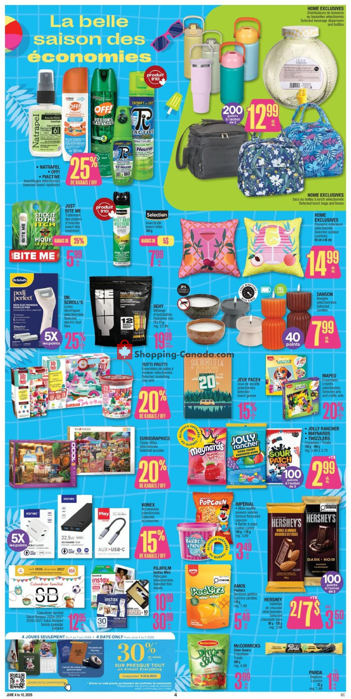 Jean Coutu Pharmacy flyer from Thursday June 4, 2026 to Wednesday June 10, 2026 - page 6