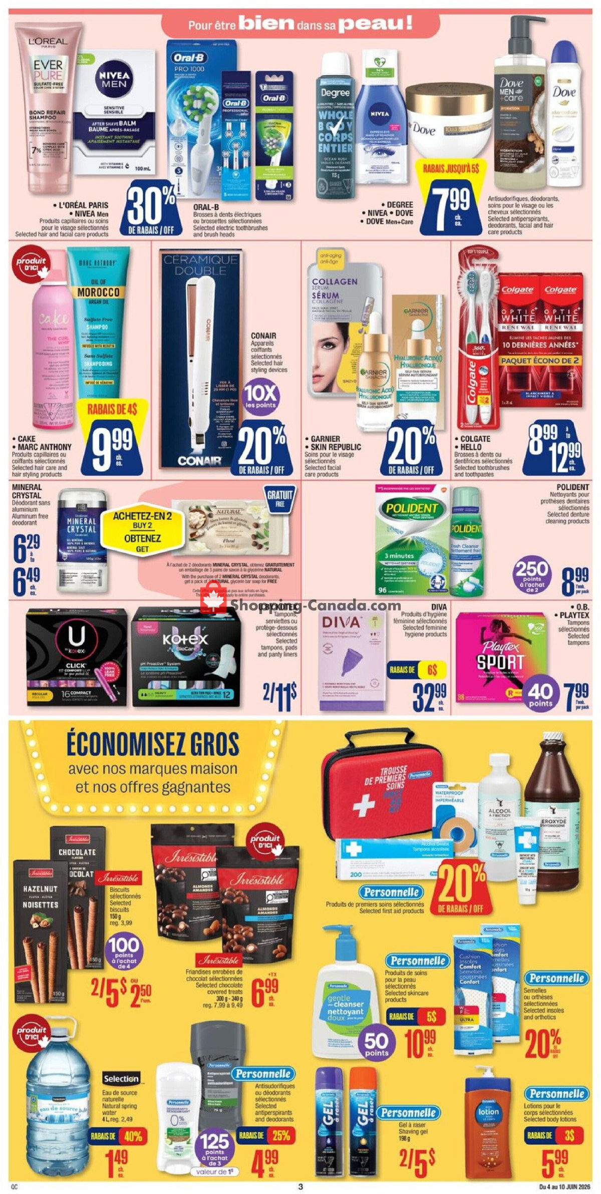 Jean Coutu Pharmacy flyer from Thursday June 4, 2026 to Wednesday June 10, 2026 - page 7