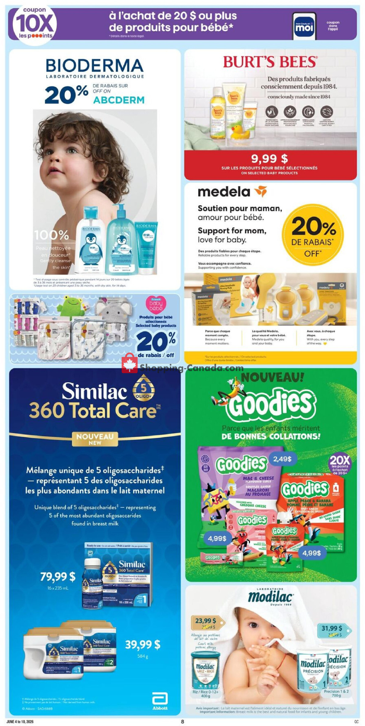 Jean Coutu Pharmacy flyer from Thursday June 4, 2026 to Wednesday June 10, 2026 - page 9