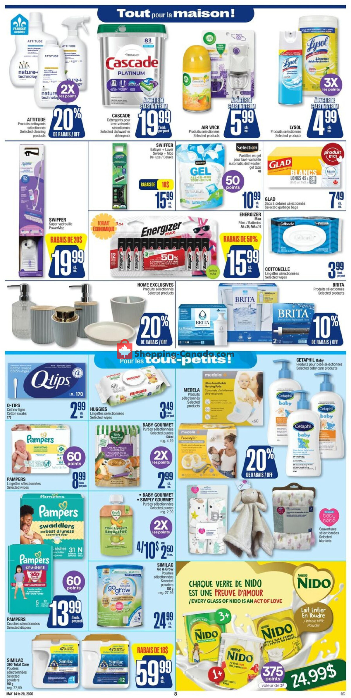Jean Coutu Pharmacy flyer from Thursday May 14, 2026 to Wednesday May 20, 2026 - page 9