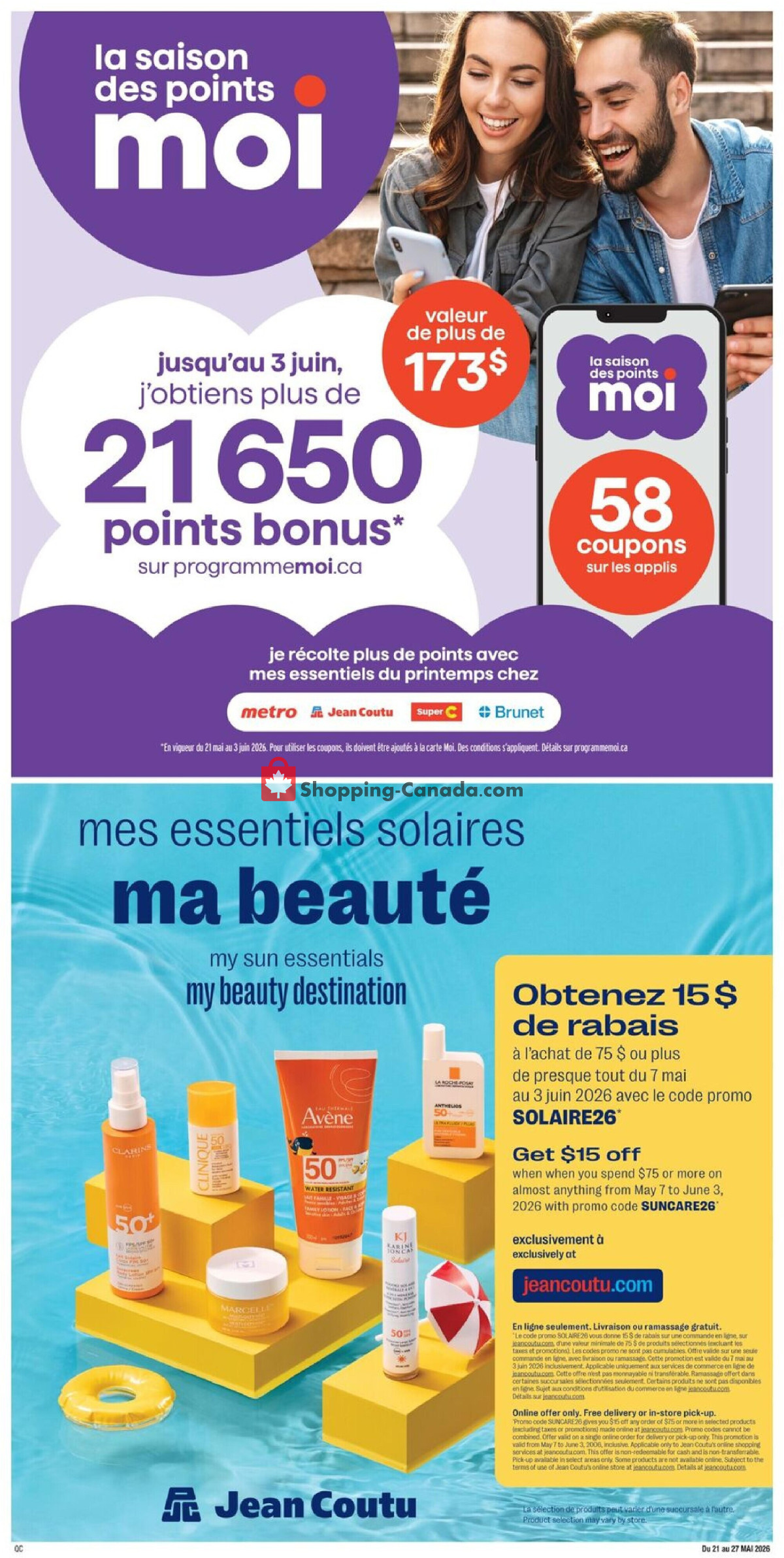 Jean Coutu Pharmacy flyer from Thursday May 21, 2026 to Wednesday May 27, 2026 - page 12