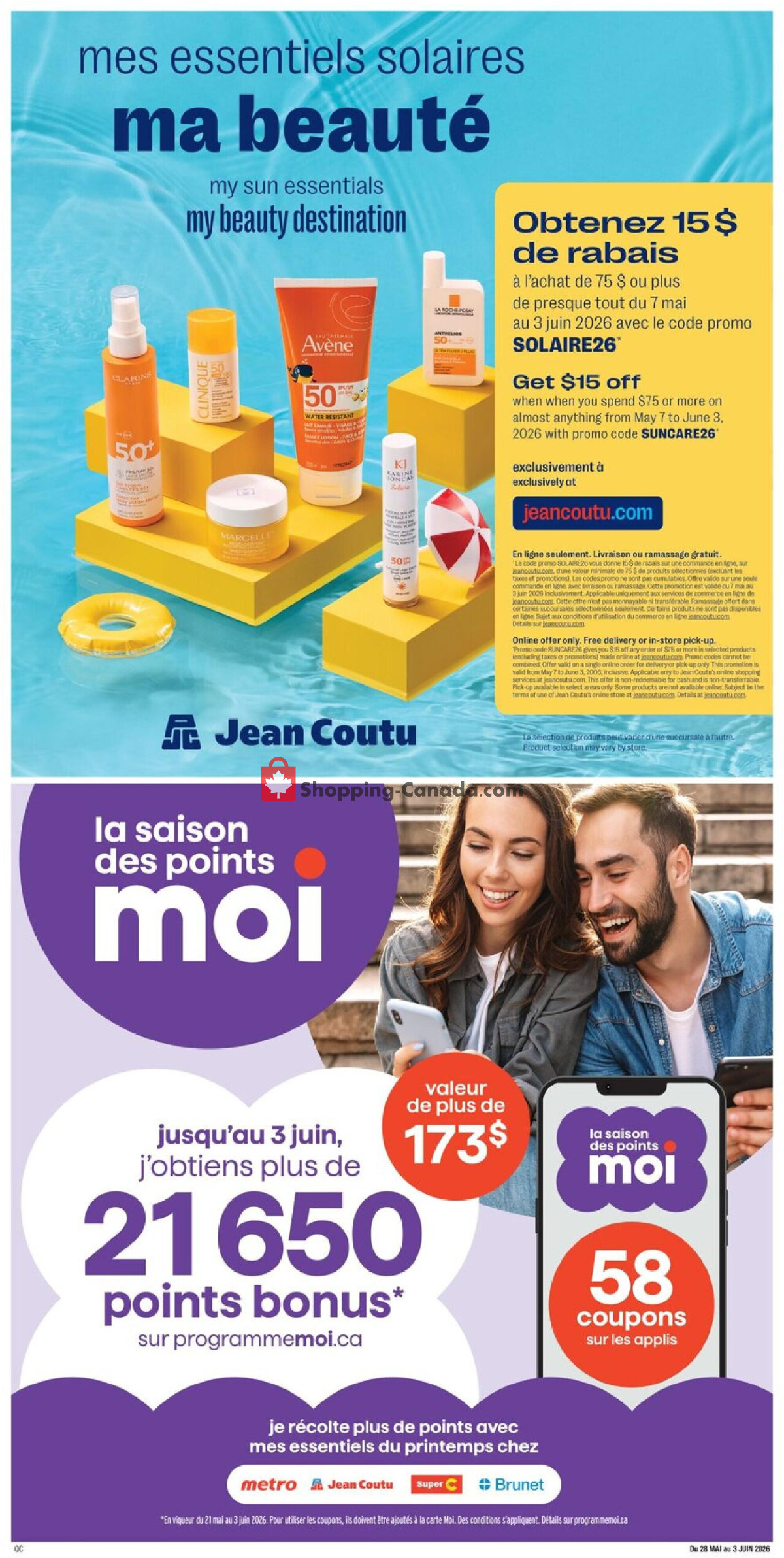 Jean Coutu Pharmacy flyer from Thursday May 28, 2026 to Wednesday June 3, 2026 - page 11