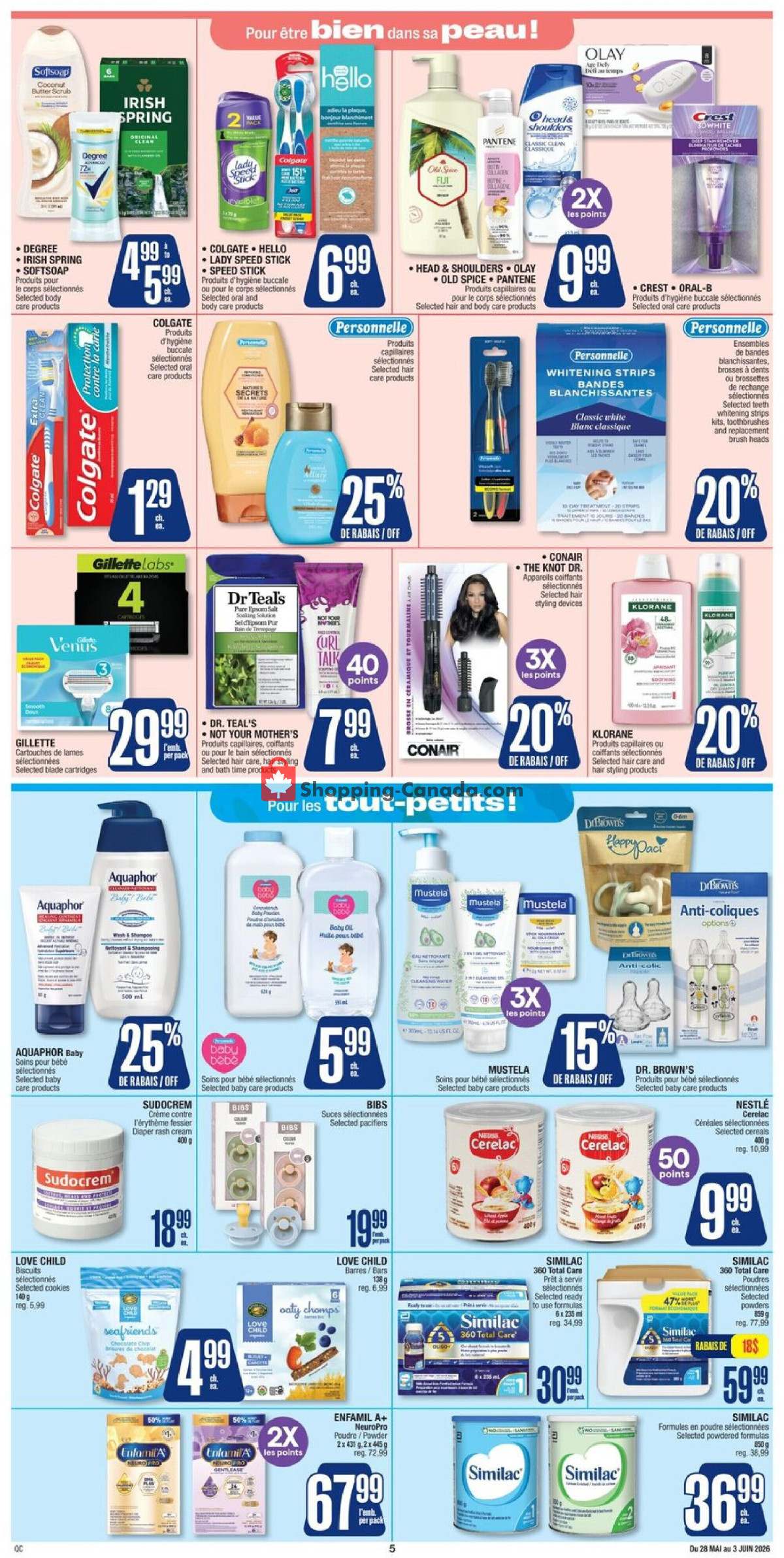 Jean Coutu Pharmacy flyer from Thursday May 28, 2026 to Wednesday June 3, 2026 - page 6