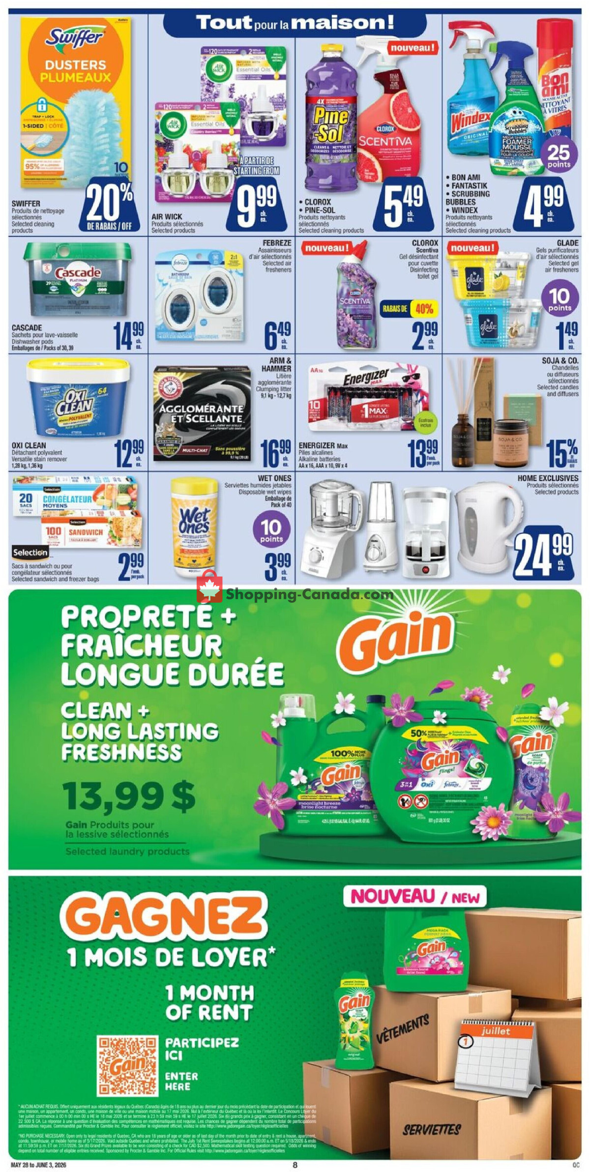 Jean Coutu Pharmacy flyer from Thursday May 28, 2026 to Wednesday June 3, 2026 - page 8