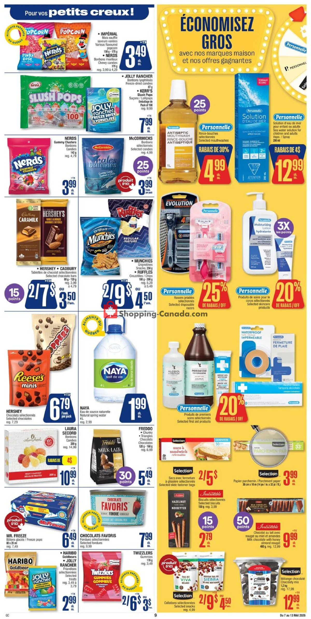 Jean Coutu Pharmacy flyer from Thursday May 7, 2026 to Wednesday May 13, 2026 - page 10