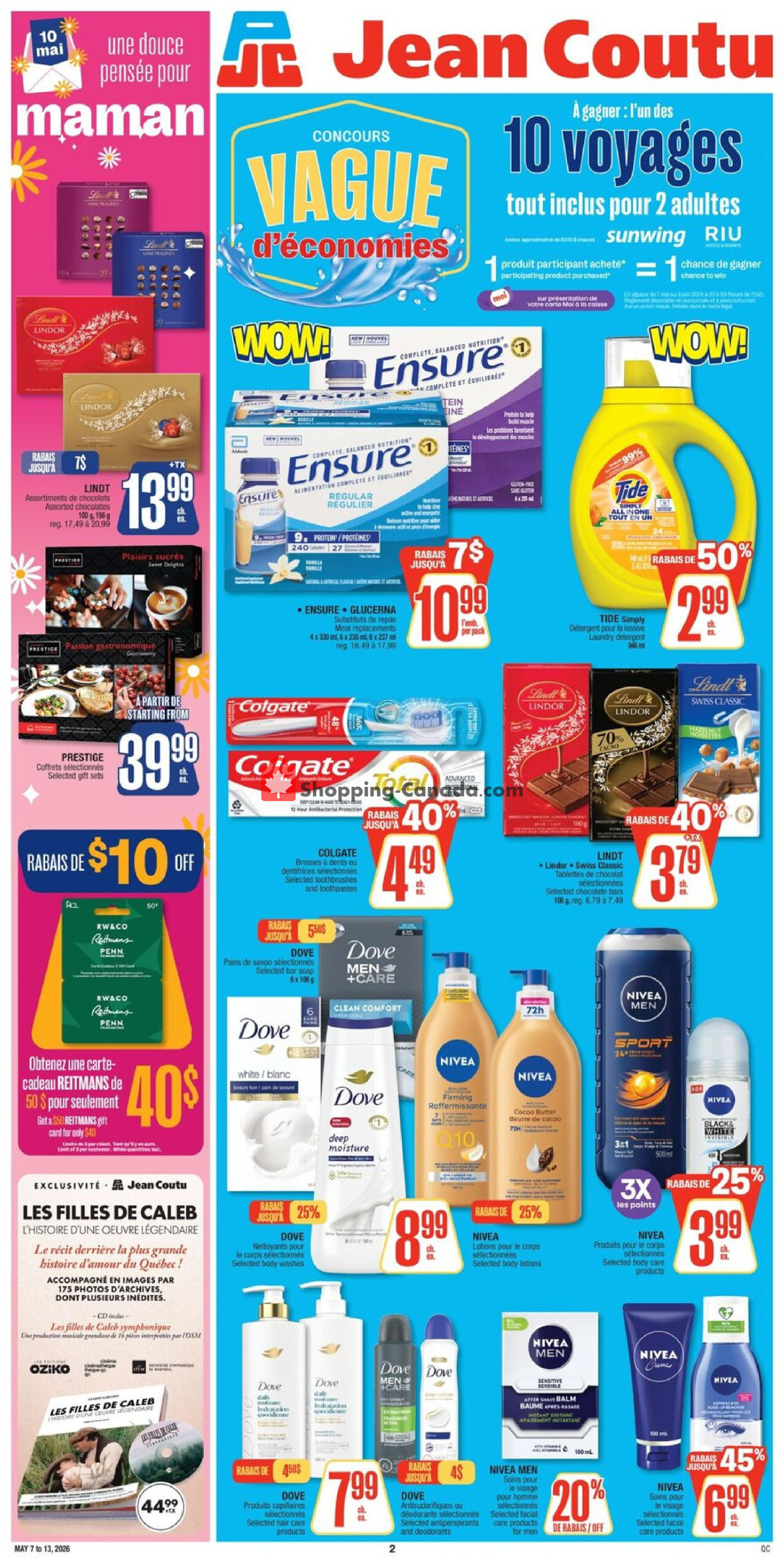 Jean Coutu Pharmacy flyer from Thursday May 7, 2026 to Wednesday May 13, 2026 - page 2