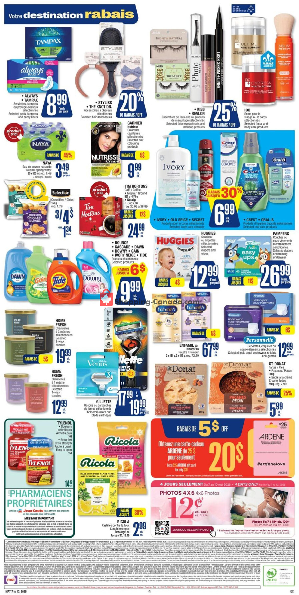 Jean Coutu Pharmacy flyer from Thursday May 7, 2026 to Wednesday May 13, 2026 - page 3