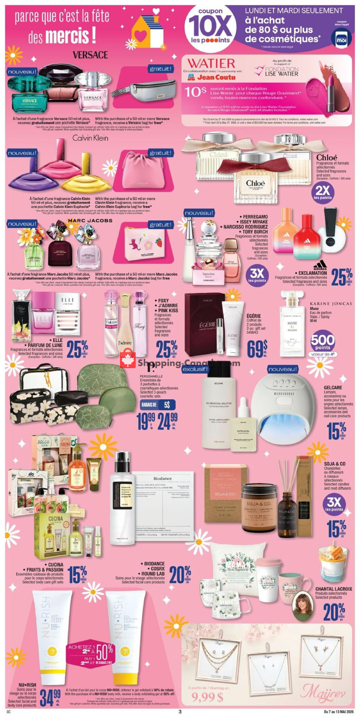 Jean Coutu Pharmacy flyer from Thursday May 7, 2026 to Wednesday May 13, 2026 - page 4