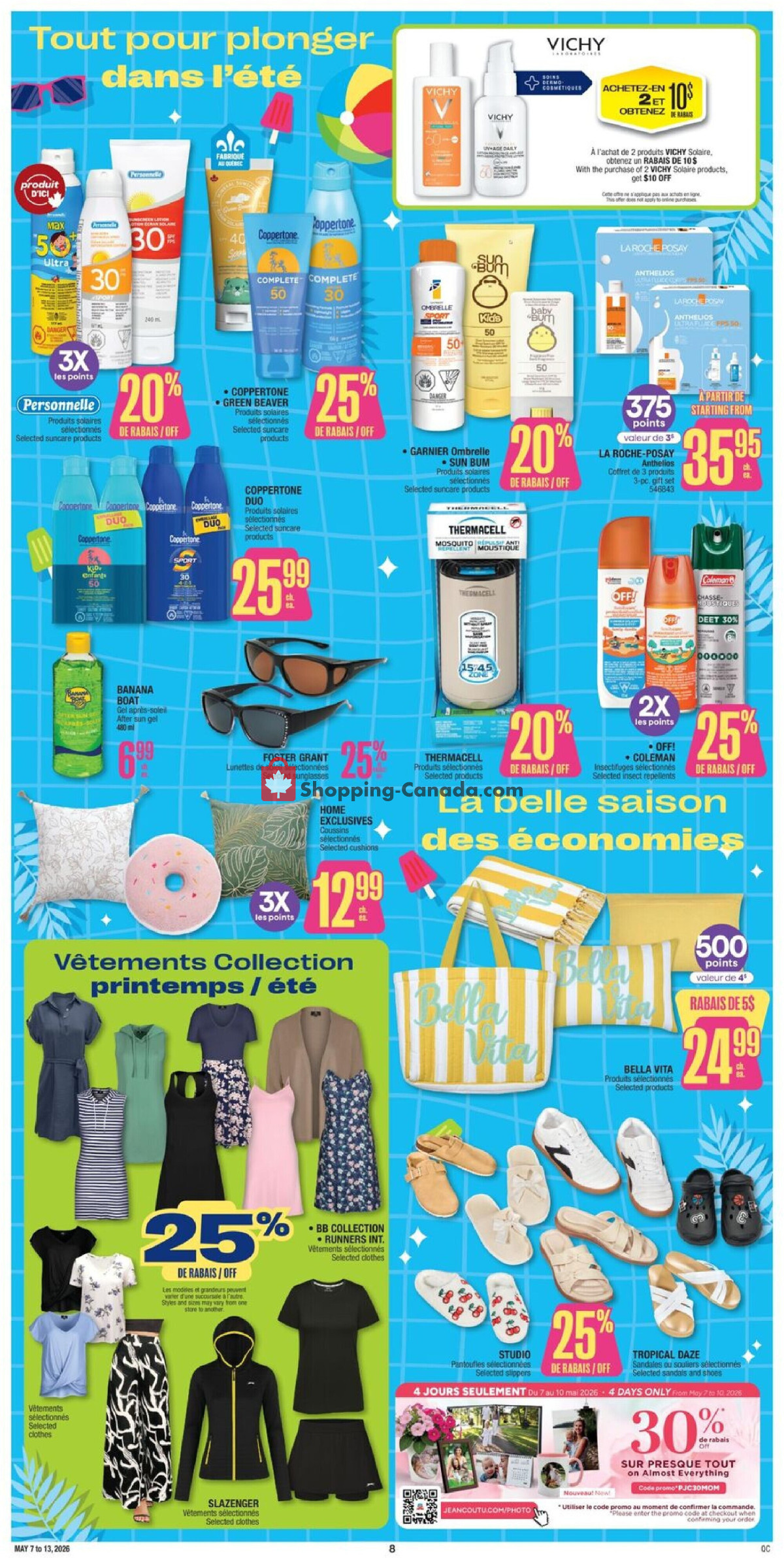 Jean Coutu Pharmacy flyer from Thursday May 7, 2026 to Wednesday May 13, 2026 - page 9