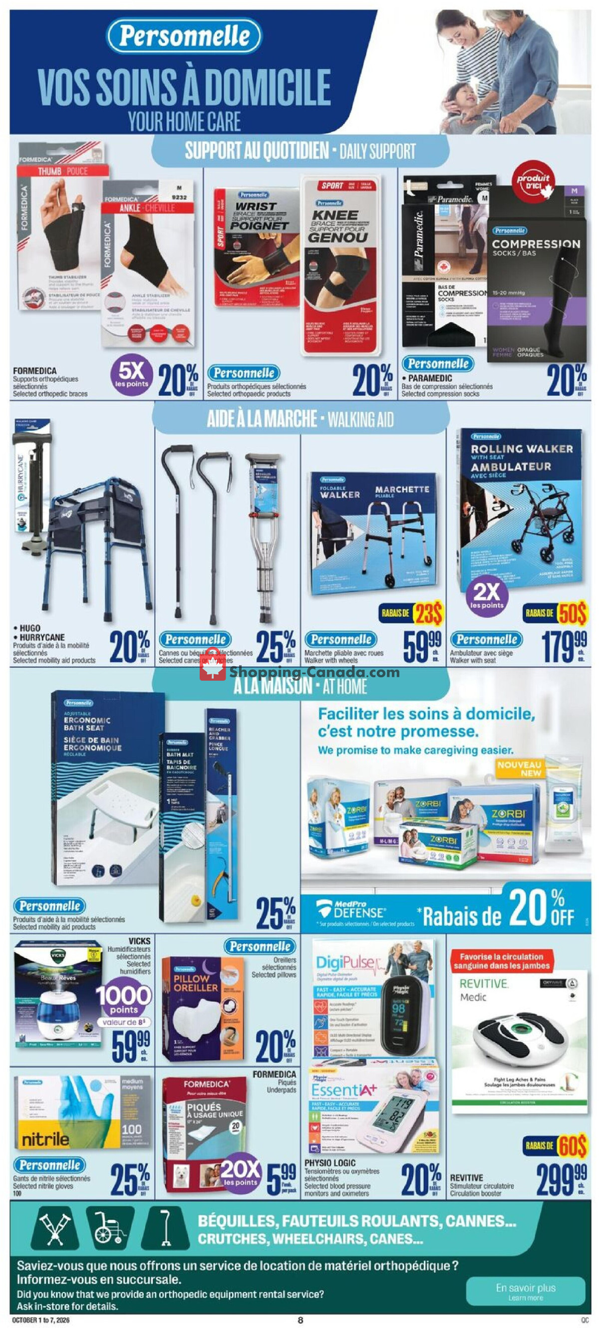 Jean Coutu Pharmacy flyer from Thursday October 1, 2026 to Wednesday October 7, 2026 - page 10