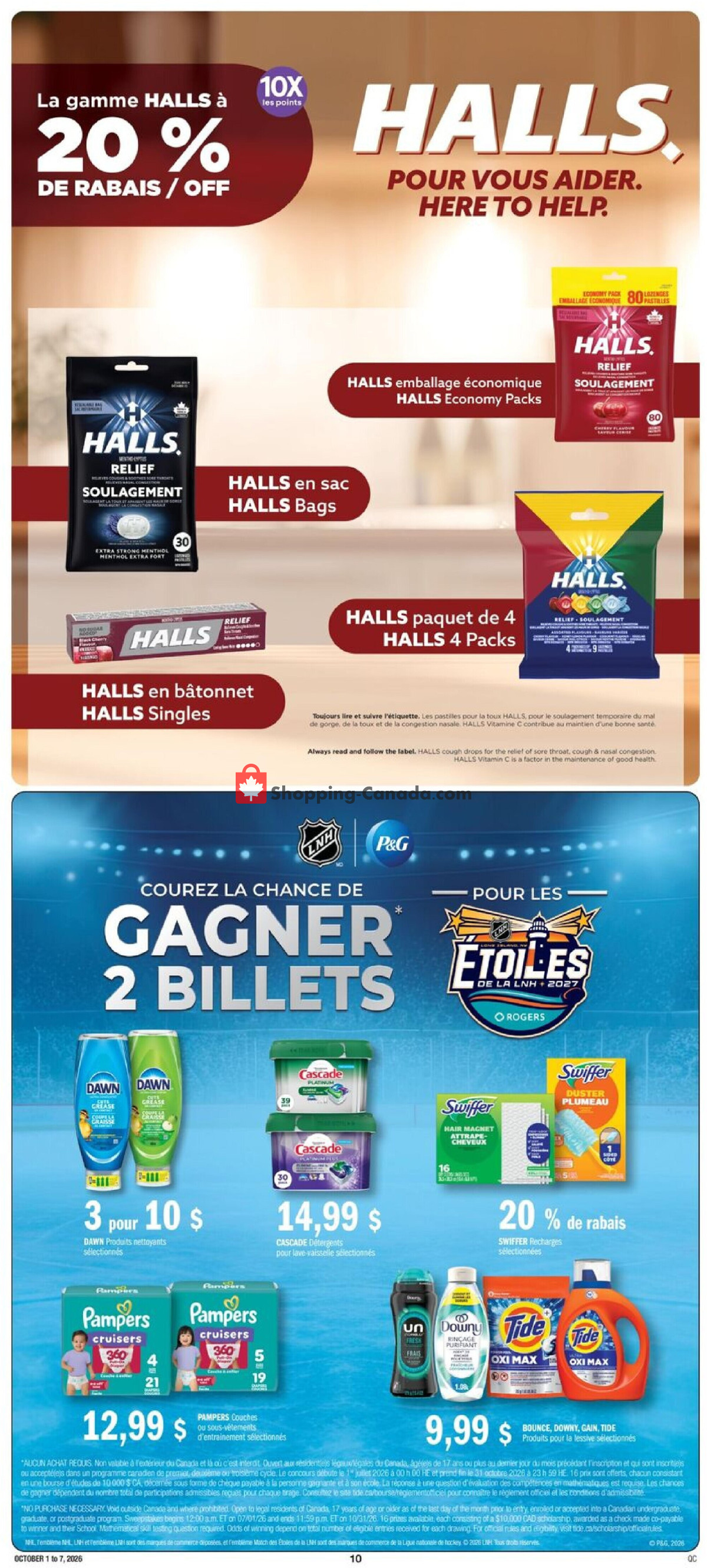 Jean Coutu Pharmacy flyer from Thursday October 1, 2026 to Wednesday October 7, 2026 - page 12
