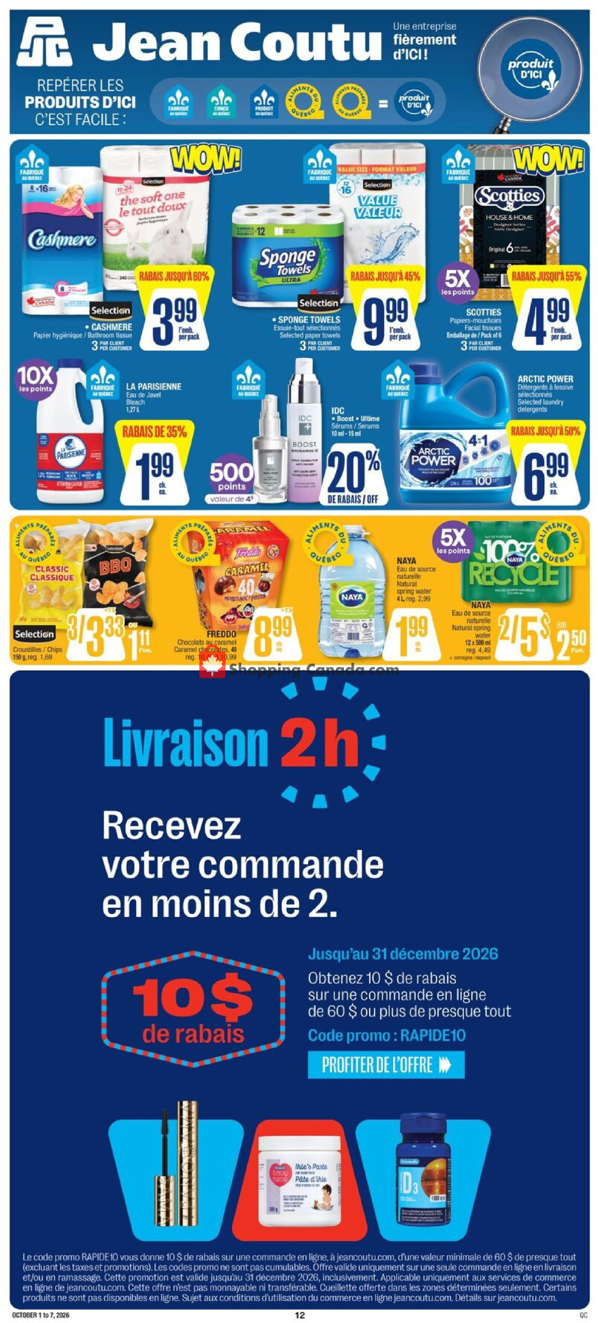 Jean Coutu Pharmacy flyer from Thursday October 1, 2026 to Wednesday October 7, 2026 - page 13